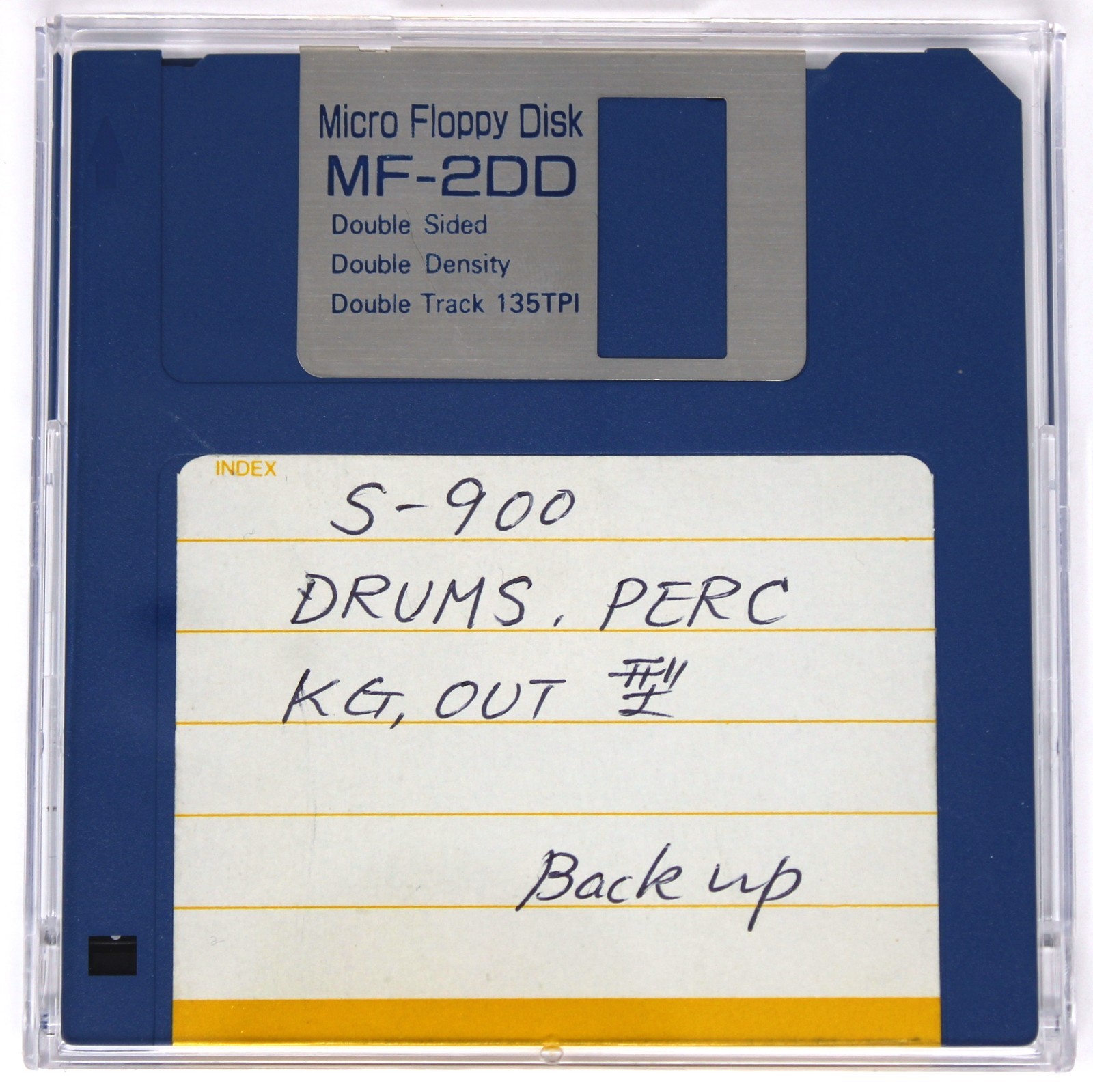 S-900 Drums Perc KG Out 型 Backup Akai S900 Format Floppy Disk