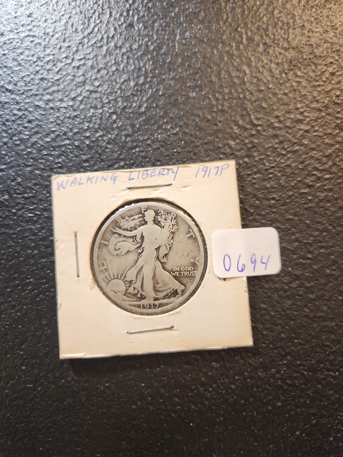 1917 p walking liberty half dollar #0694