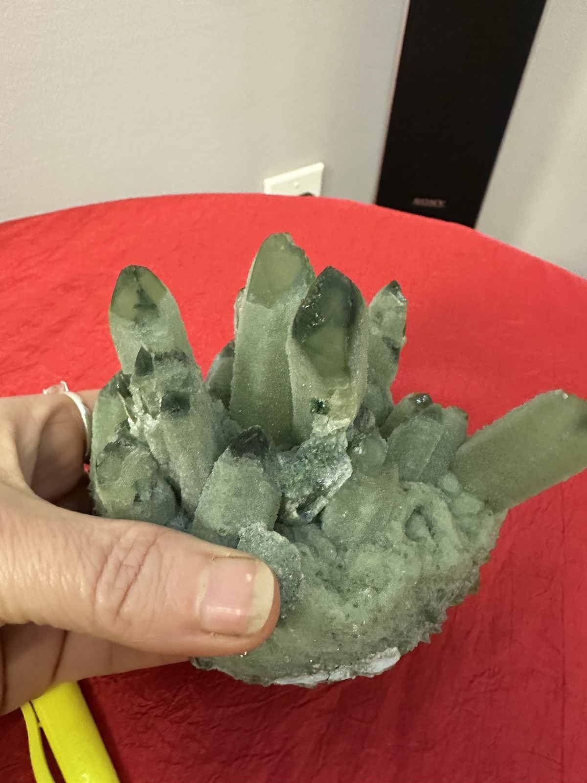 Authentic Green Chlorite Quartz ClusterCeremonial / Altar Stone- Hand Selected