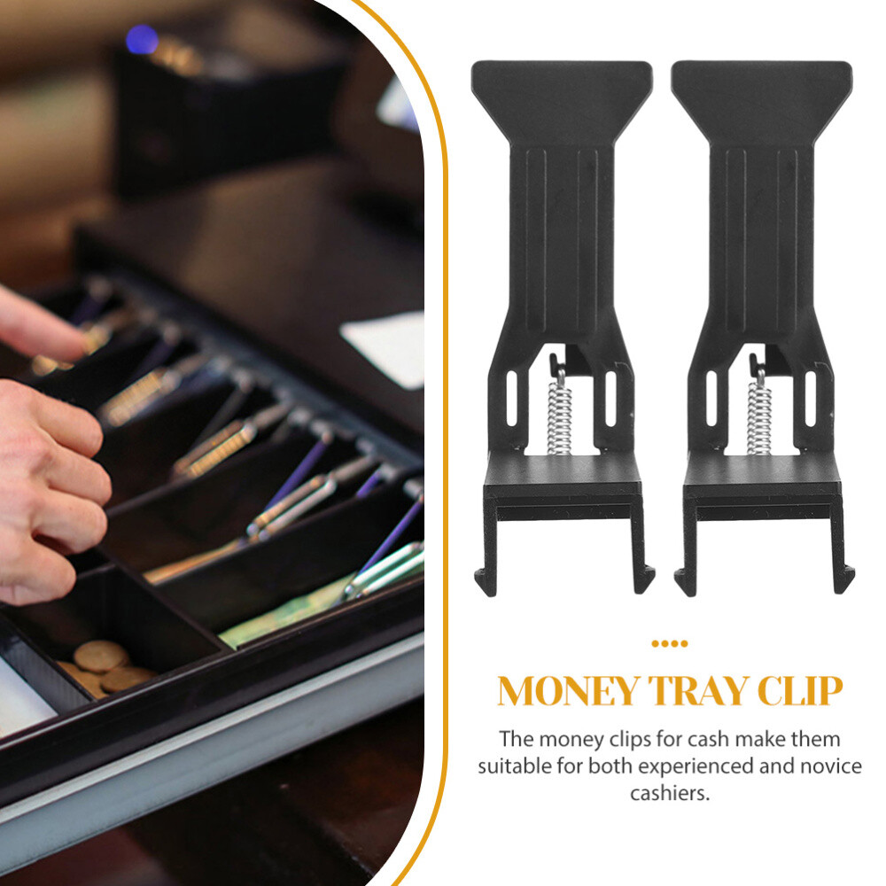 10PCS Cash Tray Clamp Cash Register Drawer Clamp Money Tray Replacement