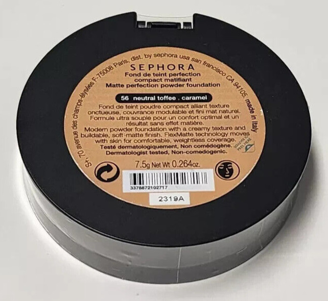 Sephora Matte Perfection Powder Foundation ~ 56 Neutral Toffee ~ Full Size