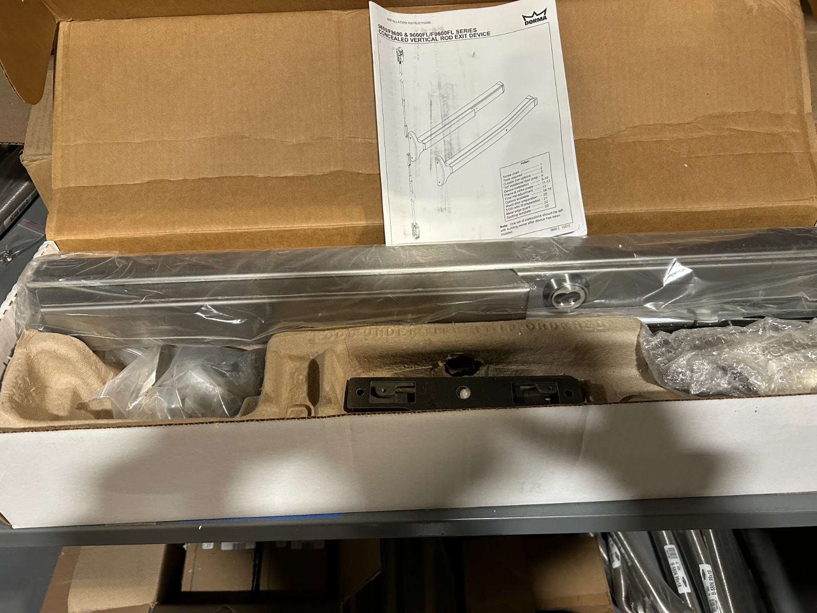 Dormakaba 9400B Grade 1 Surface Vertical Rod Exit Device LHR 9400B