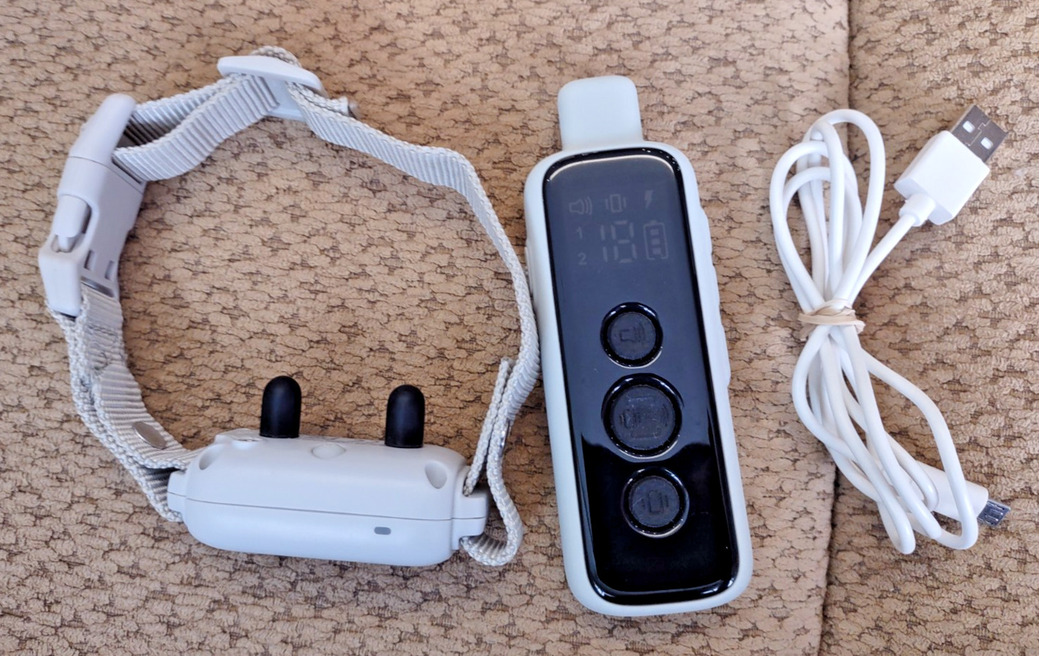 Patpet P-Collar 651 Remote, Collar, & Charging Cord - Clean - Works Well - Small