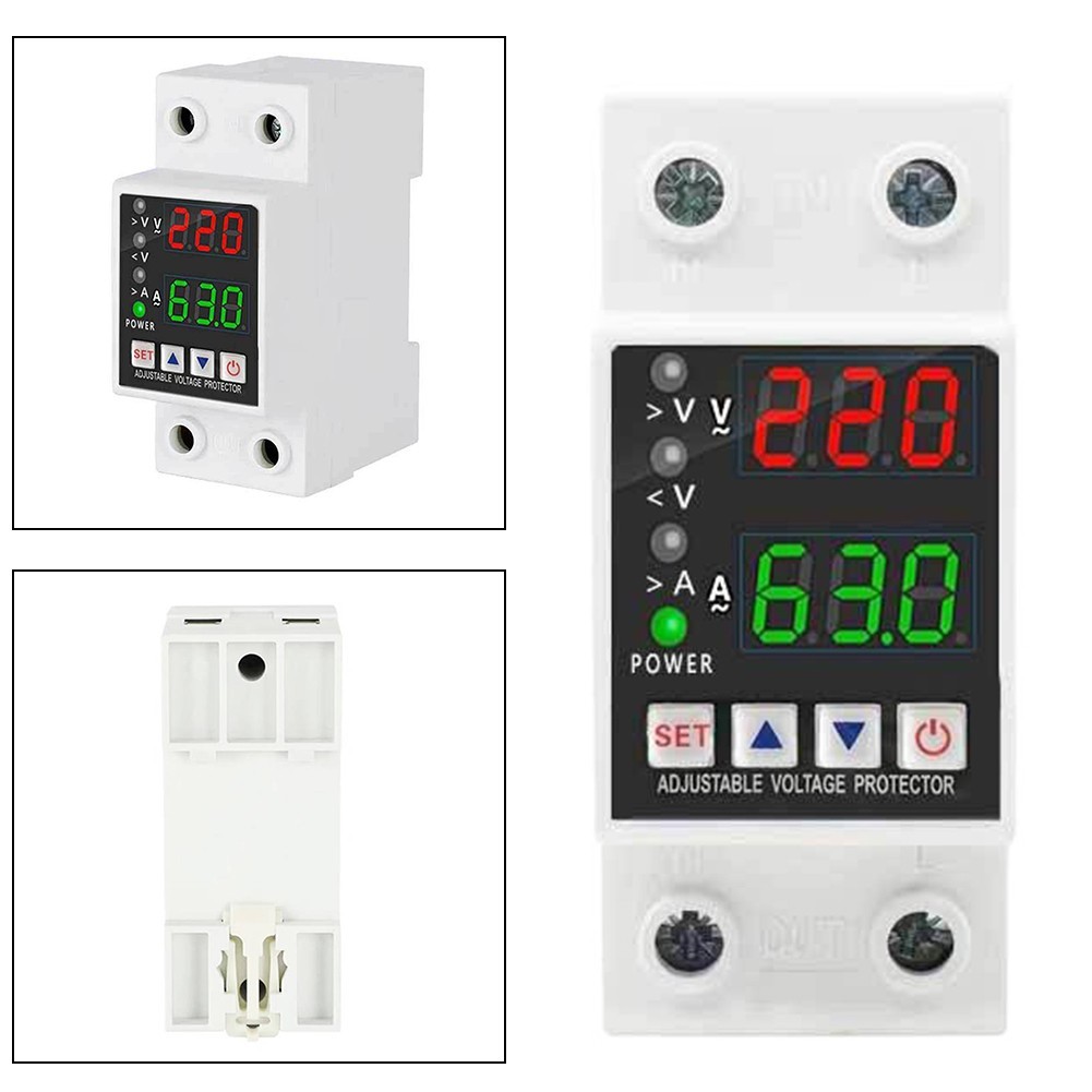 220V Voltage Protector with Adjustable Settings for Electrical Devices