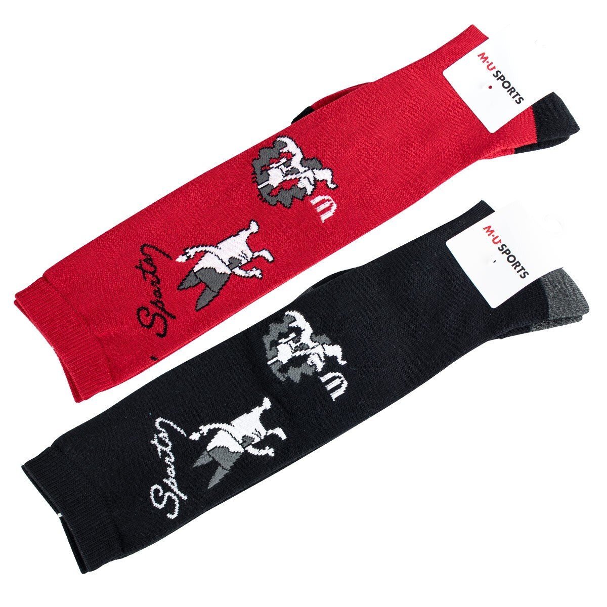 [NEW] MU Sports Women's Knee high Golf socks 701C6728 (Color Black)