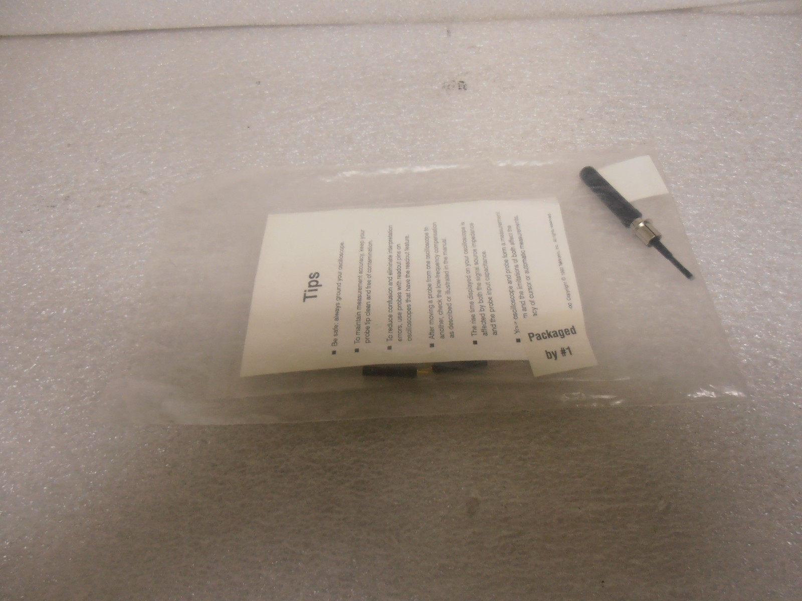 Tektronix 020195600 Scope Probe Accessories Kit - Sealed Bag 02-01956-00 Tek