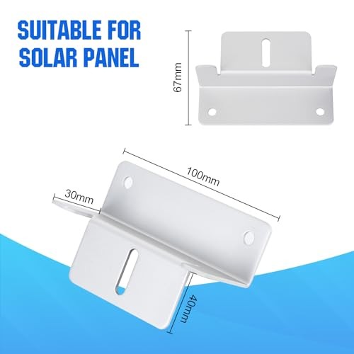 16 Units Solar Panel Mounting Brackets,Z Bracket Sets 4 Pack Z Bracket