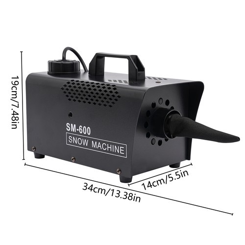1L Christmas Snow Machine Indoor/Outdoor Fake Snow Machine Free Standing 600W