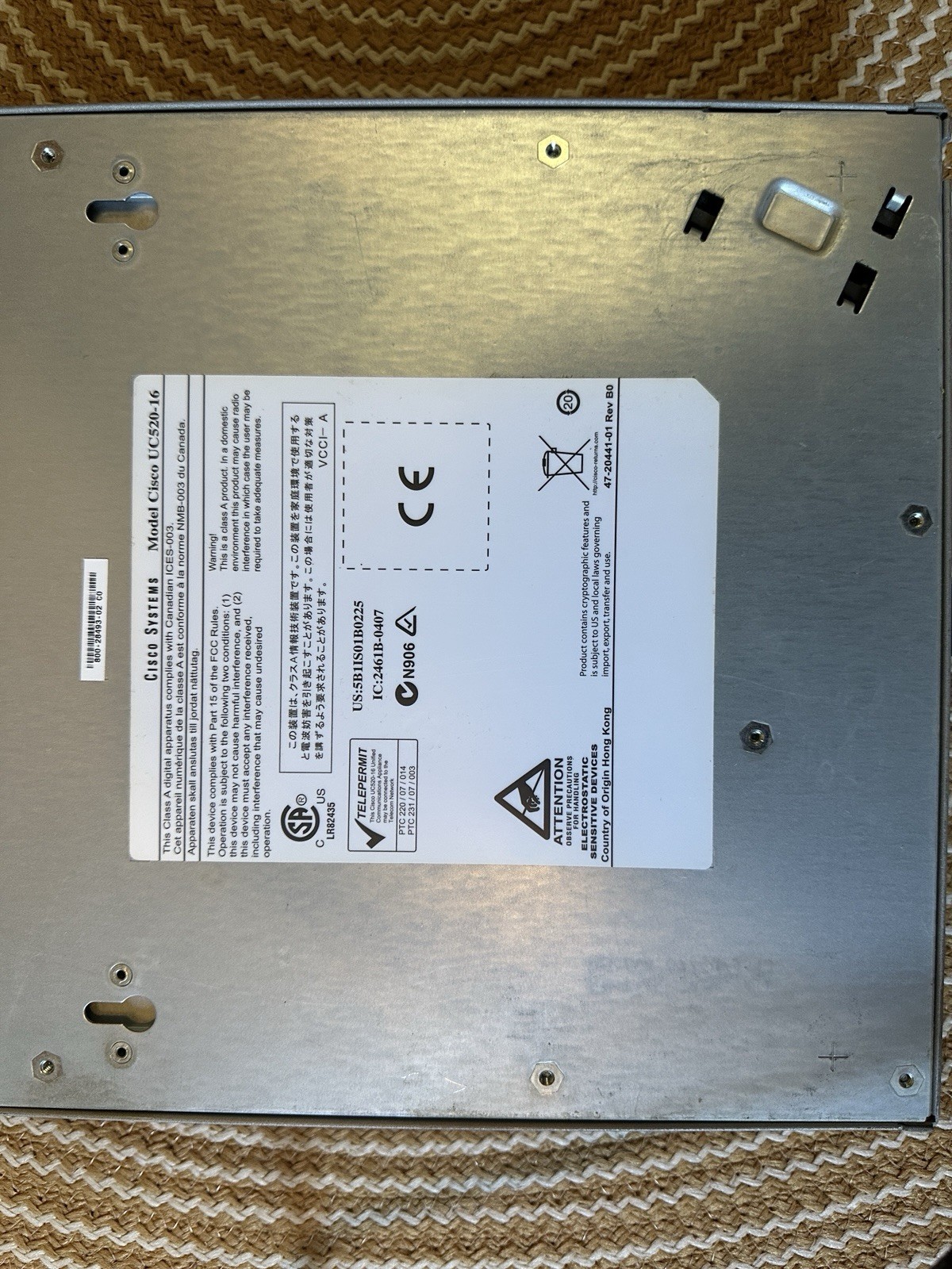 cisco call manager UC520-16 Router PBX