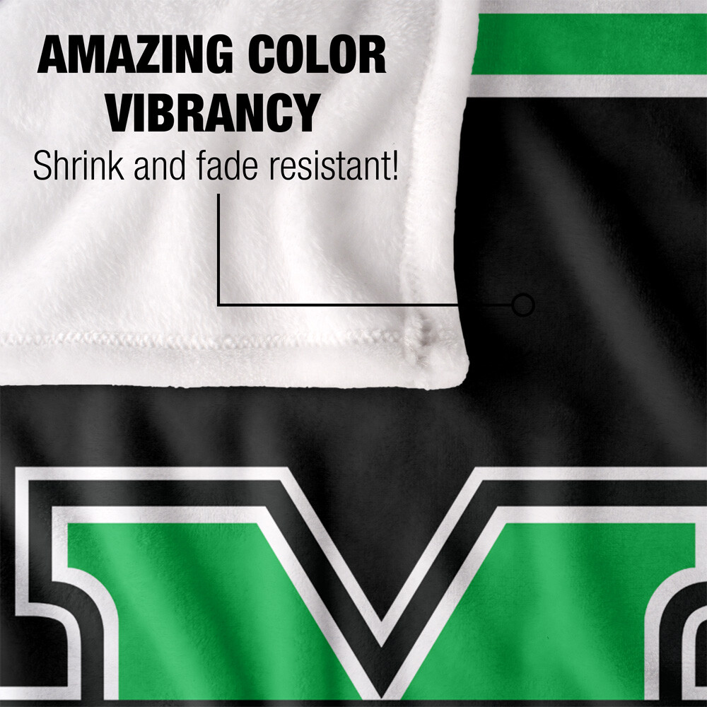 Marshall University Primary Logo Silky Touch Super Soft Throw Blanket