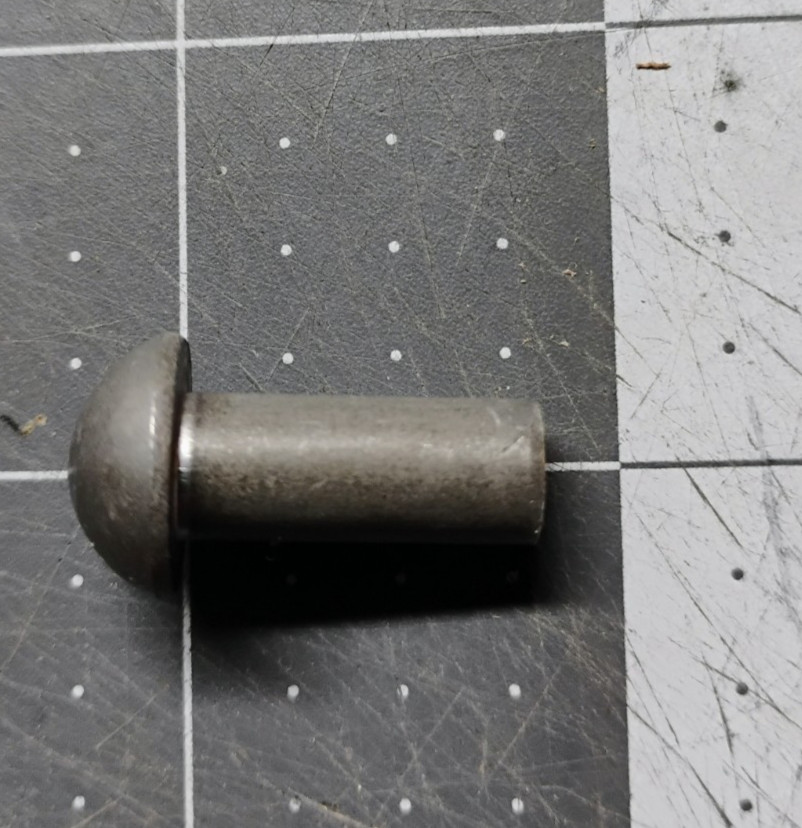 25 Steel Round Head Rivets 5/16" x 3/4" Steampunk Blacksmith Industrial art