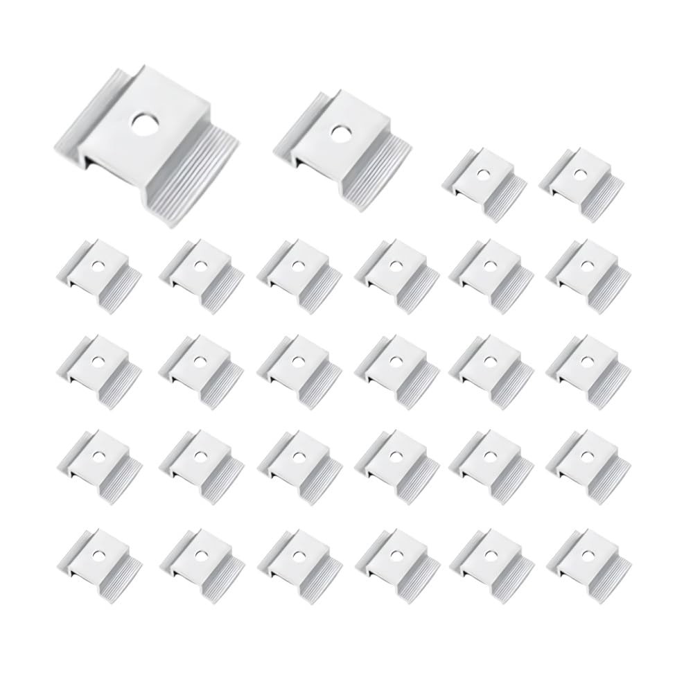 alptaoveture Solar Panel Mid Clamps Solar Panel Bracket Aluminum Solar Mid Cl...