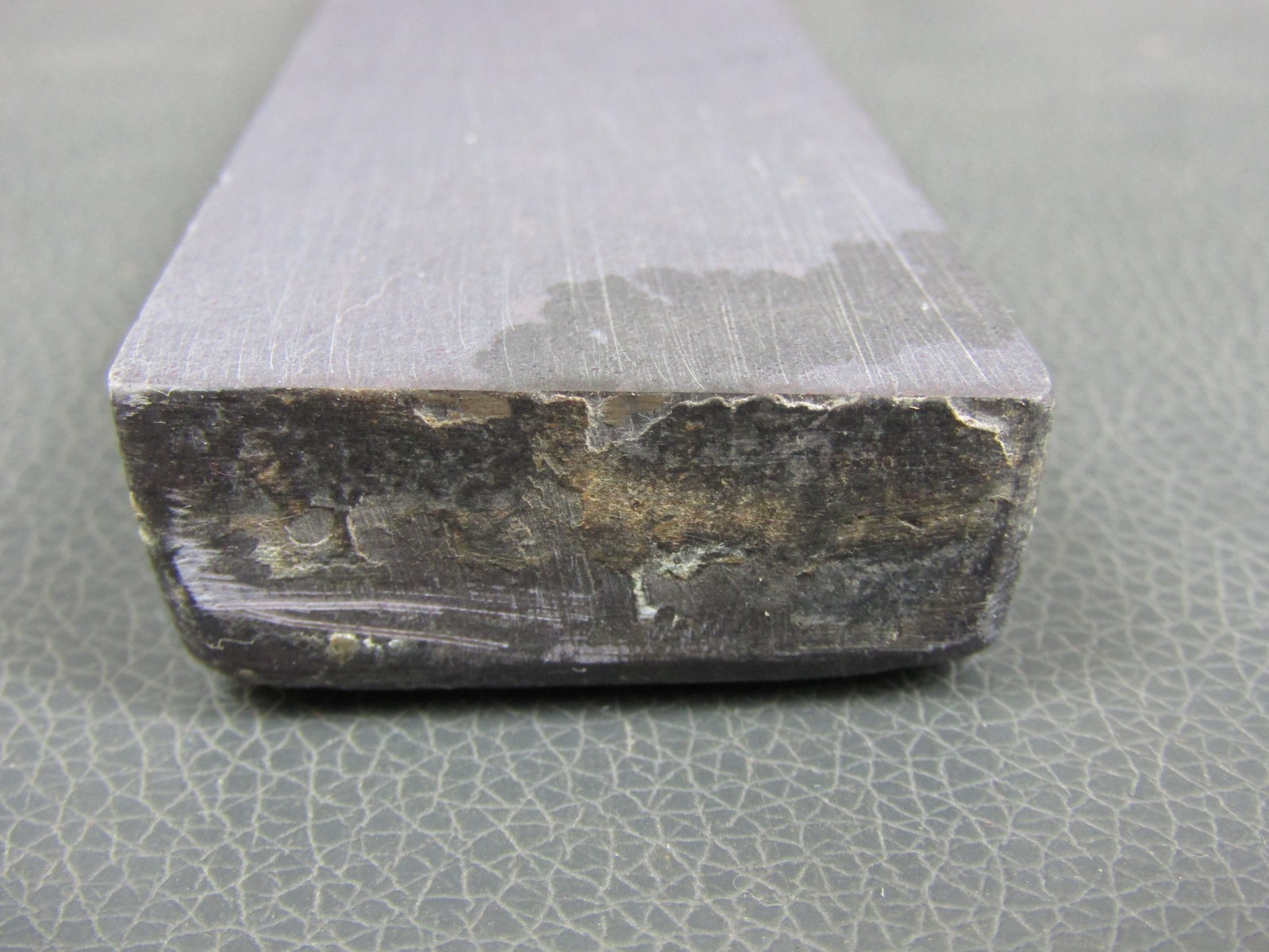 Natural Belgian blue sharpening water razor hone stone