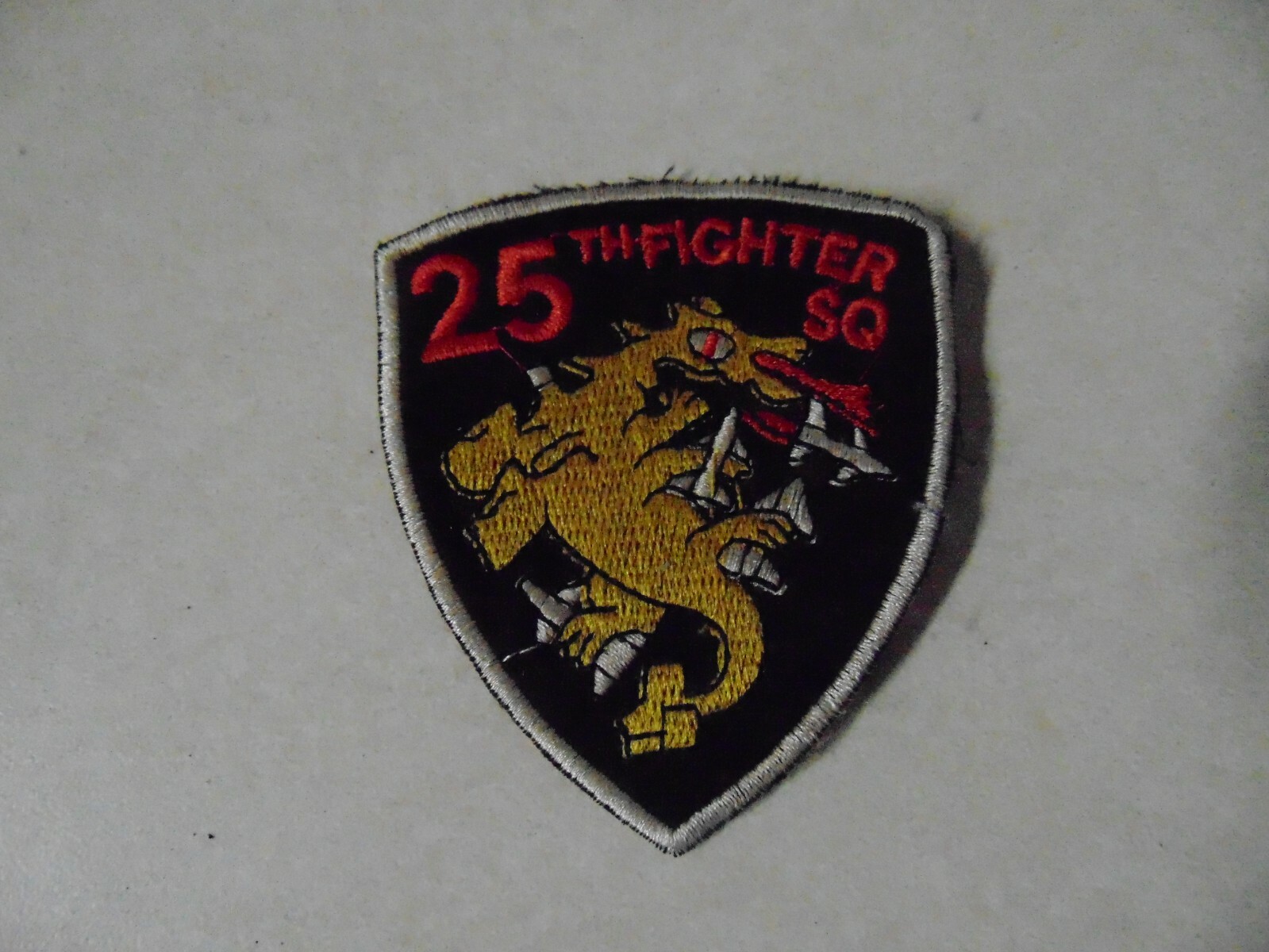 MILITARY PATCH OLD VIETNAM ERA 25TH FIGHTER SQUADRON