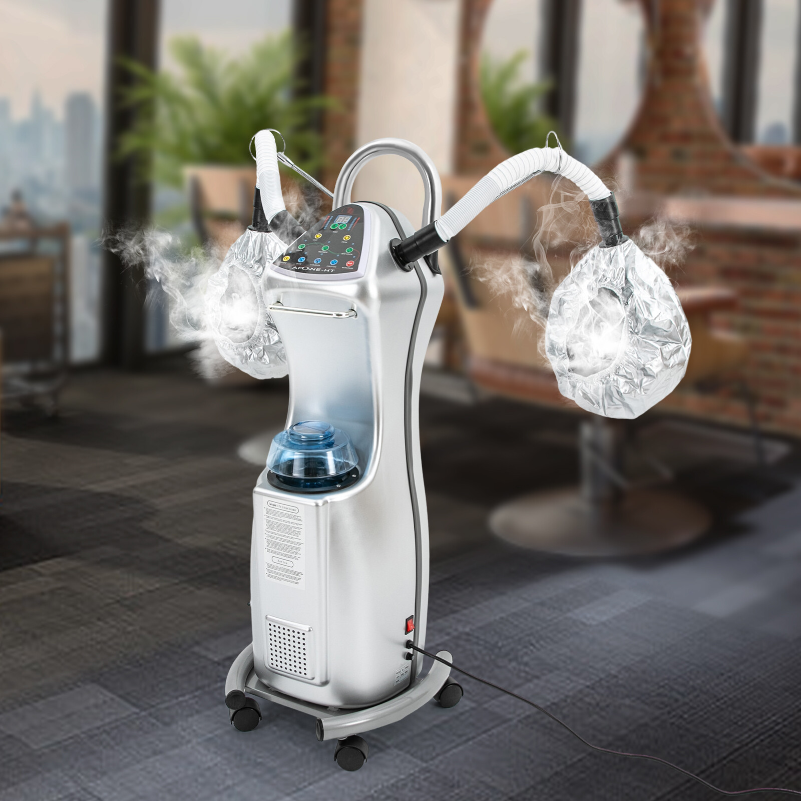 650W Professional Hair Treatment Steamer Machine Stand Hair Steamer Freestanding