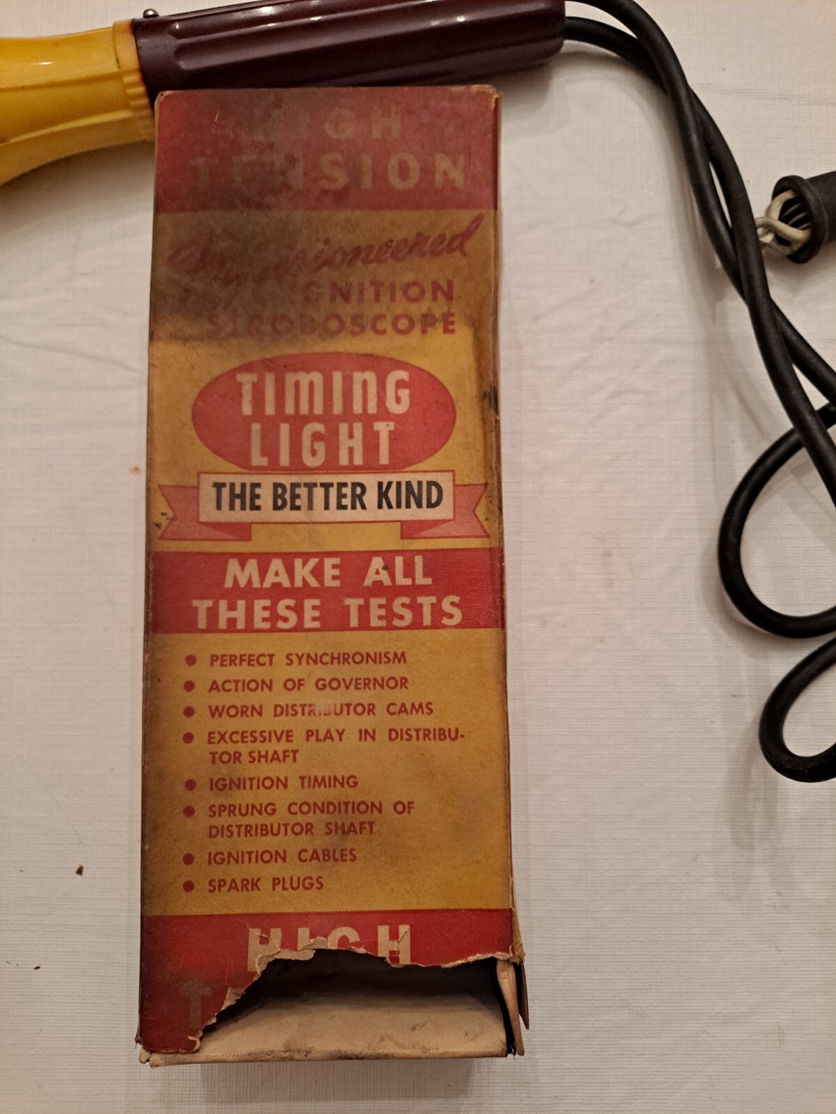 VINTAGE EDELMANN STROBE TIMING LIGHT Mod T-112, Circ. 1960