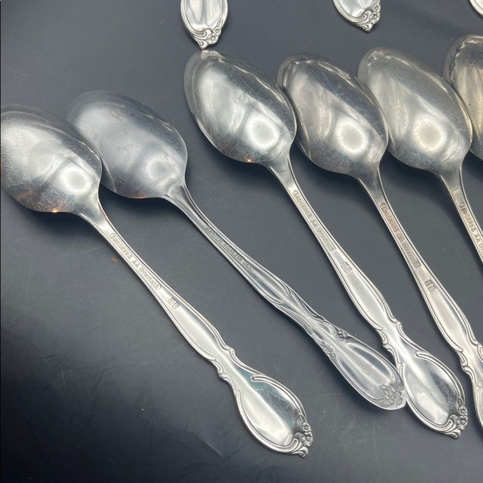 1959 WM Rogers Moonlight Silver plated Spoons - always flatware replacement