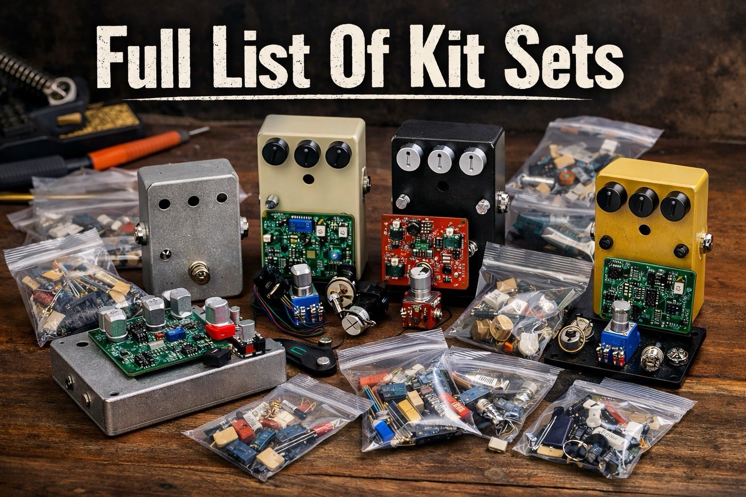 Full List Of Kit Sets Matched GT402-GT404 Etc (Fuzz/Booster/Overdrive) Vintage