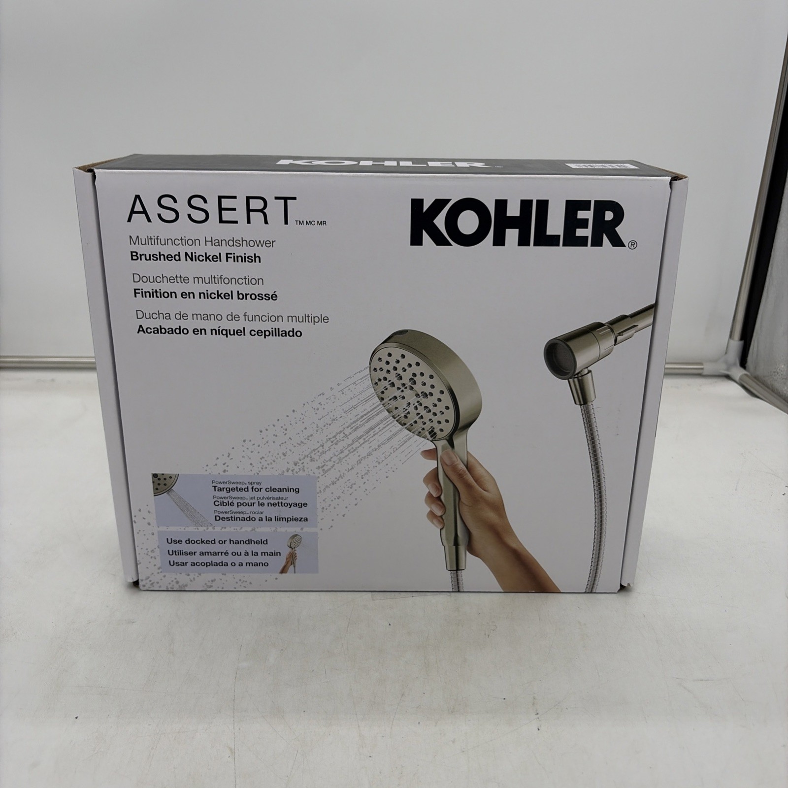 Kohler Assert Multifunction Handshower R38755-G-BN – Brushed Nickel Finish