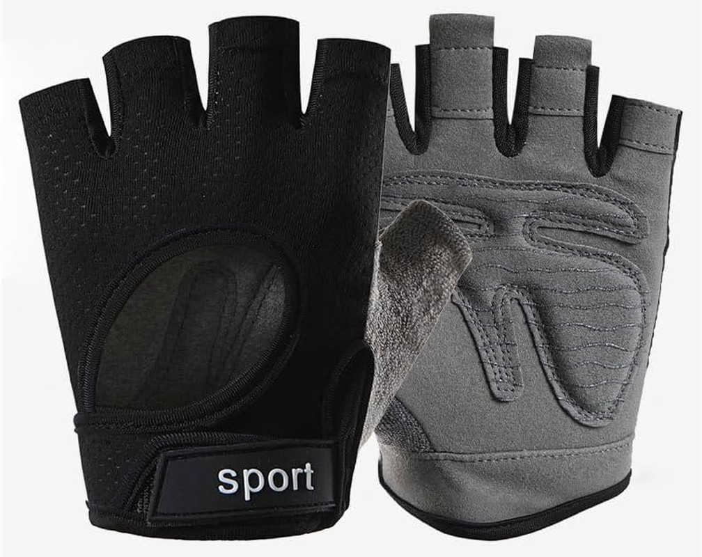 Lightweight and Breathable Fingerless-Gym-Gloves for Women - Exercise-Crossfit-T