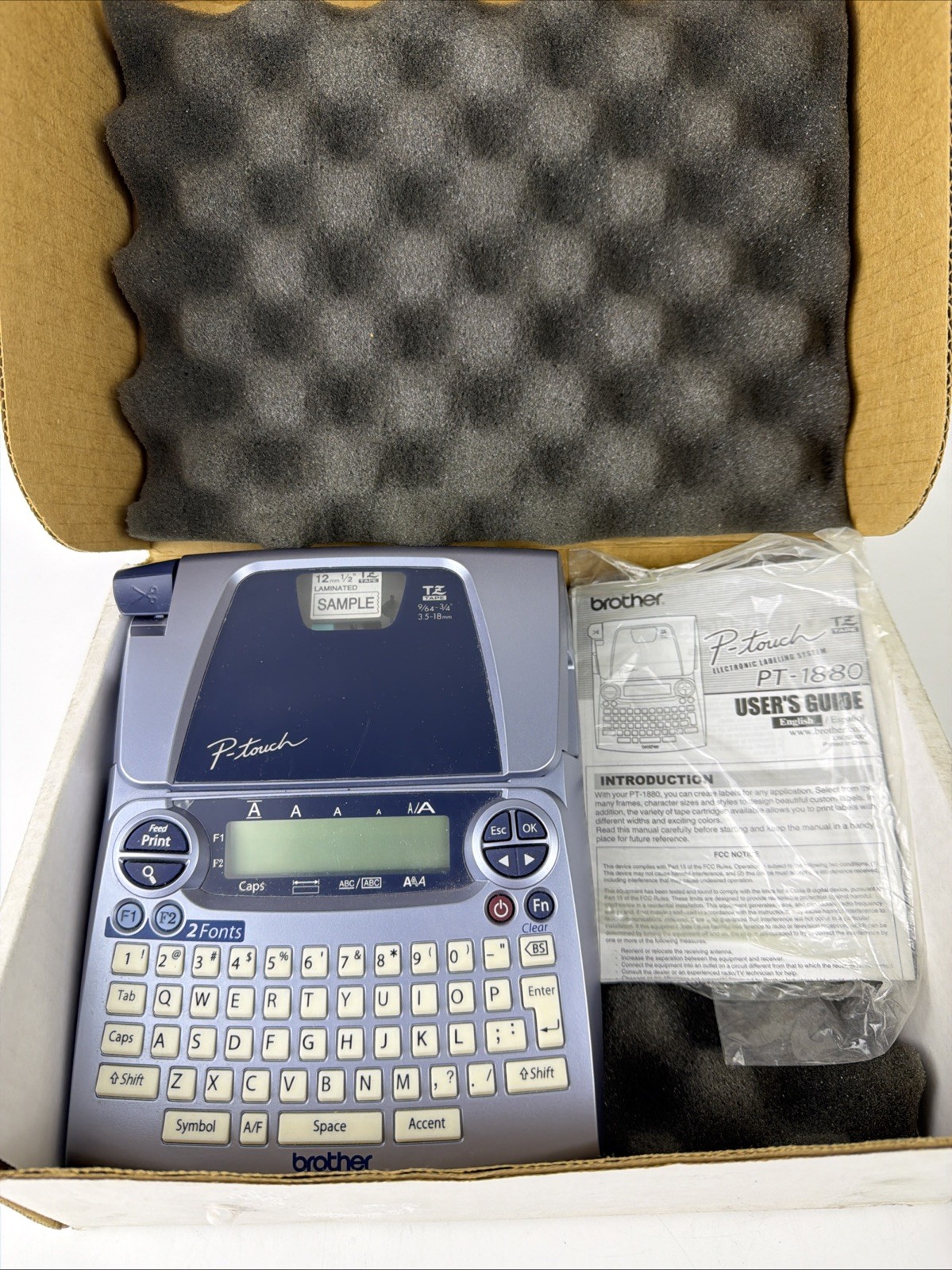 Brother PT-1880 P-Touch Label Maker - Factory Refurbished