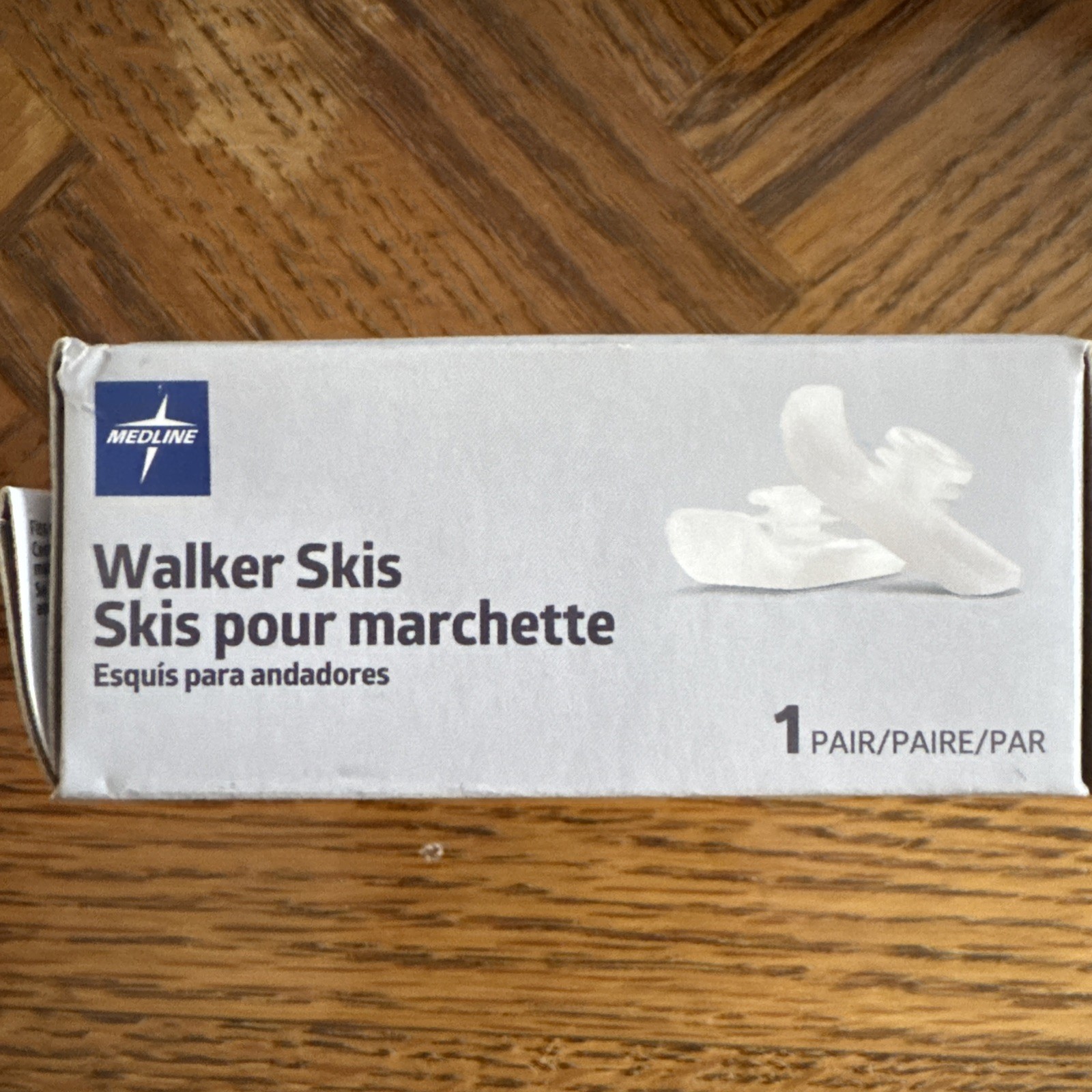 Medline Ski Gliders for Walkers NIB