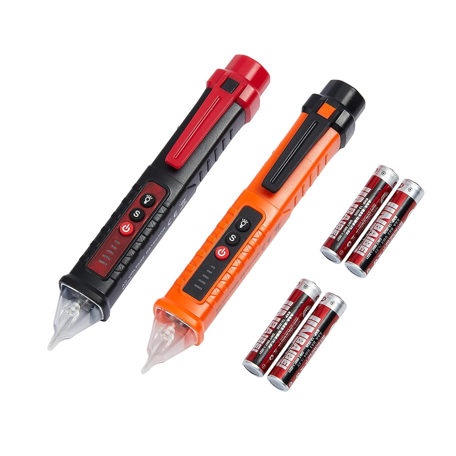 2 Pack Non-Contact Voltage Detector, Voltage Tester Electrical Tester, AC 12V/48