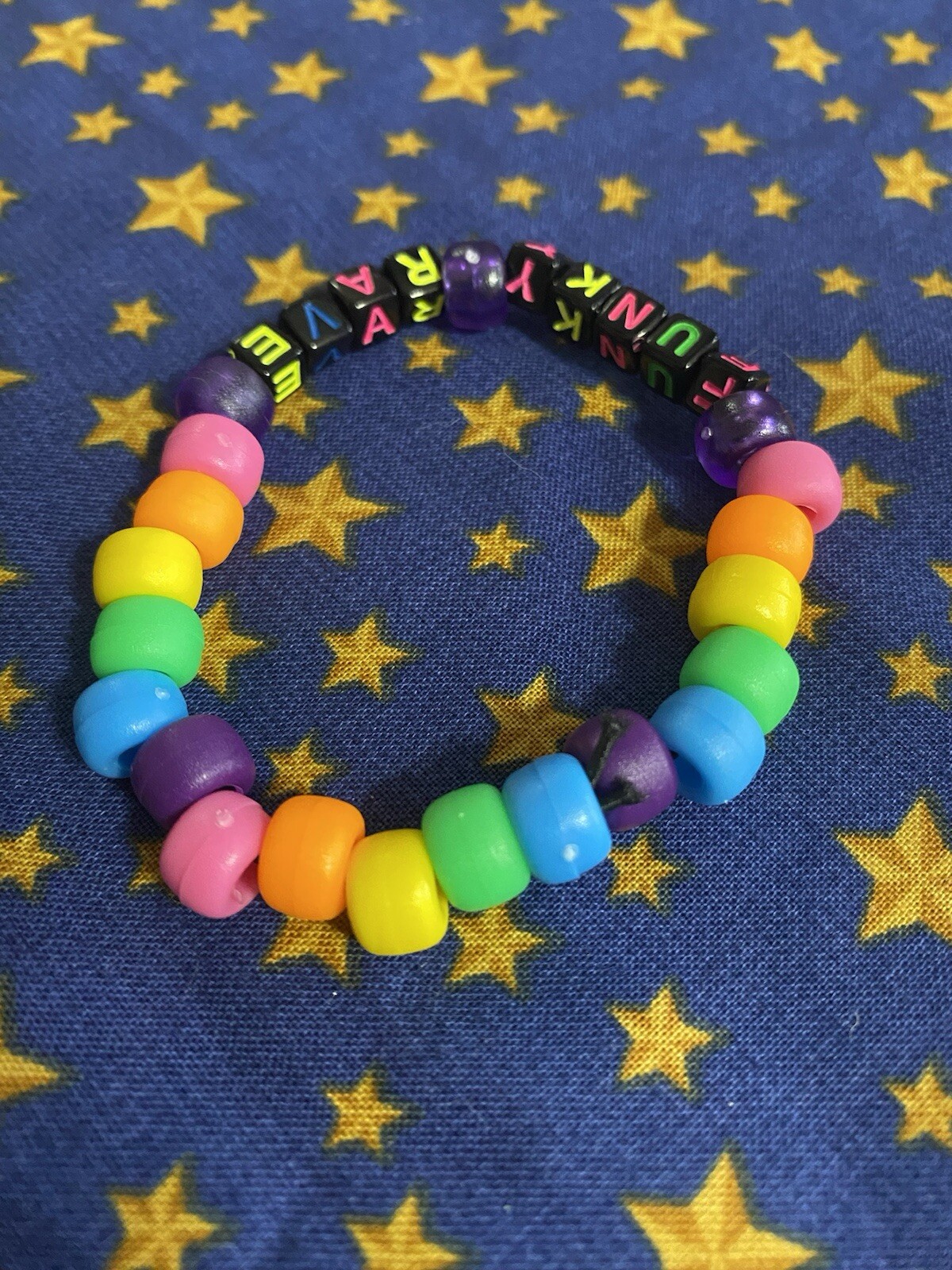 Funky Rave Colorful Bracelet - Handmade