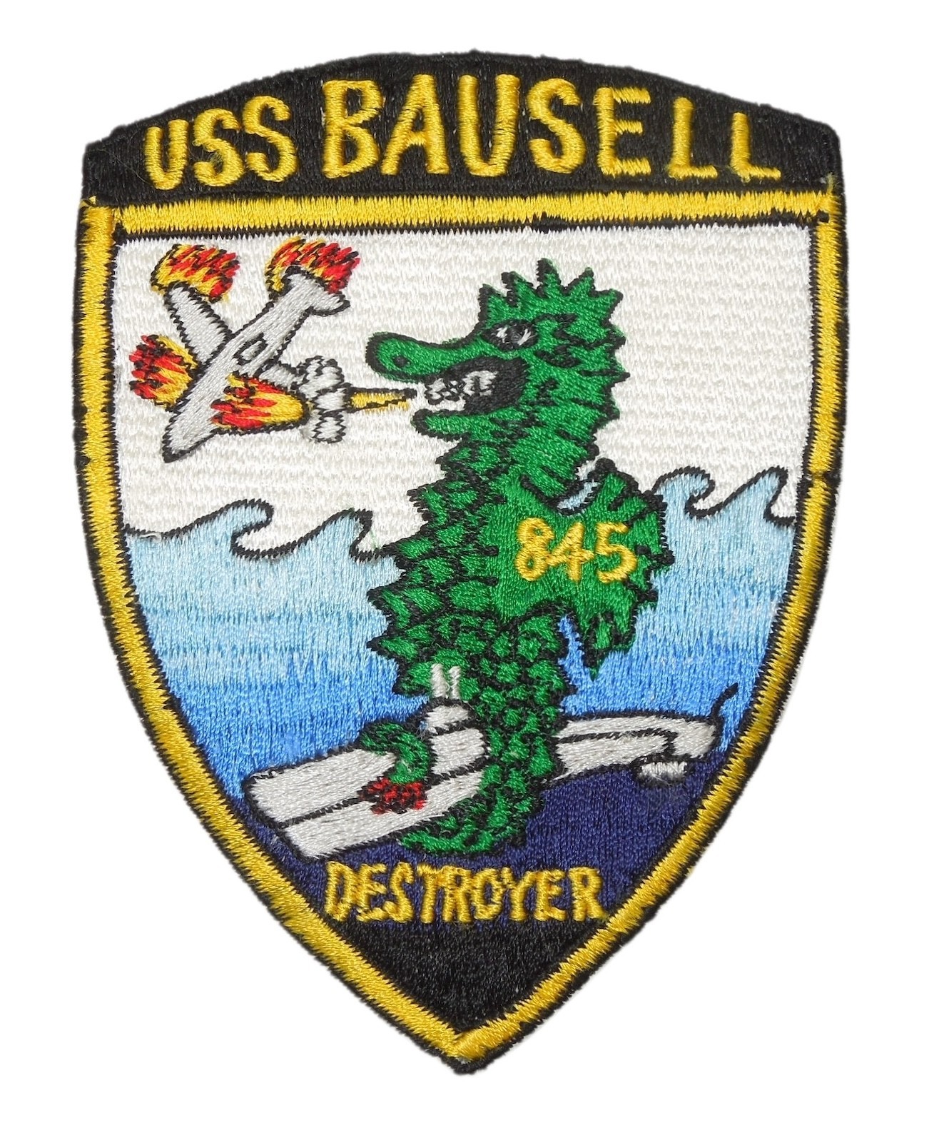 Original Vietnam War US Navy USS Bausell DD-845 Destroyer Patch L23