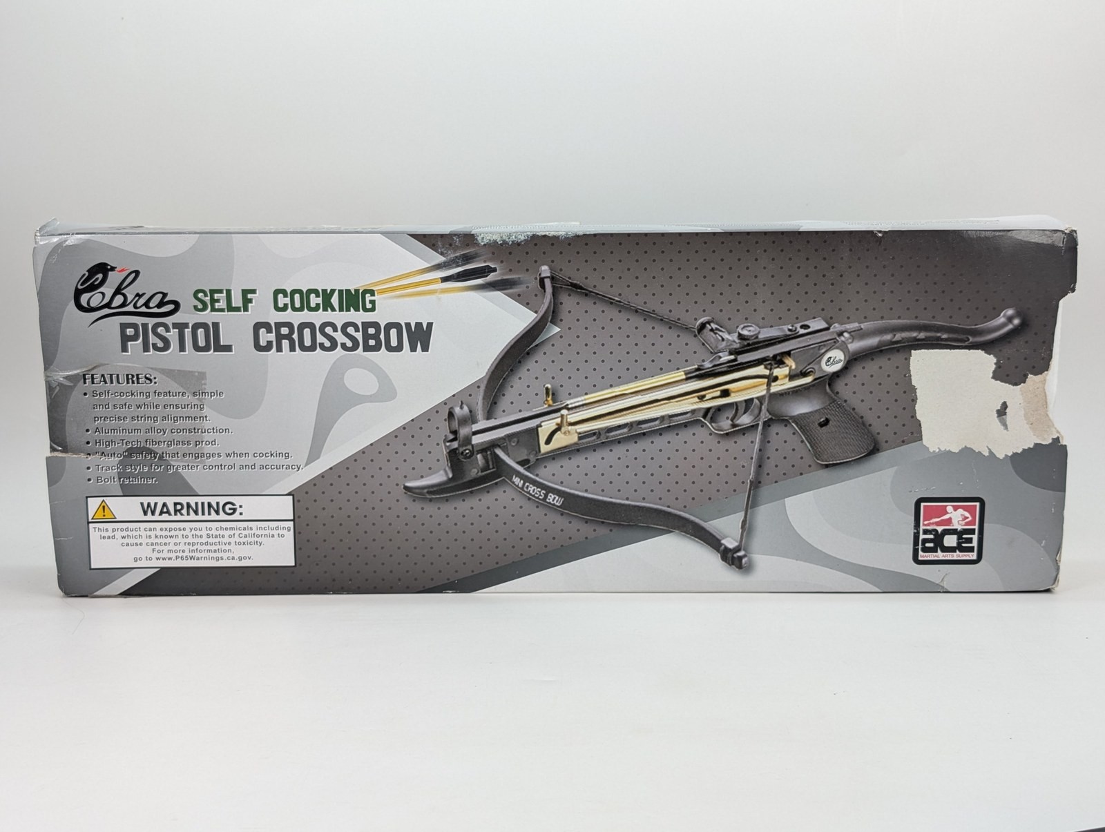 Cobra System Self Cocking Pistol Crossbow 80lb Draw Black Aluminum New in Box