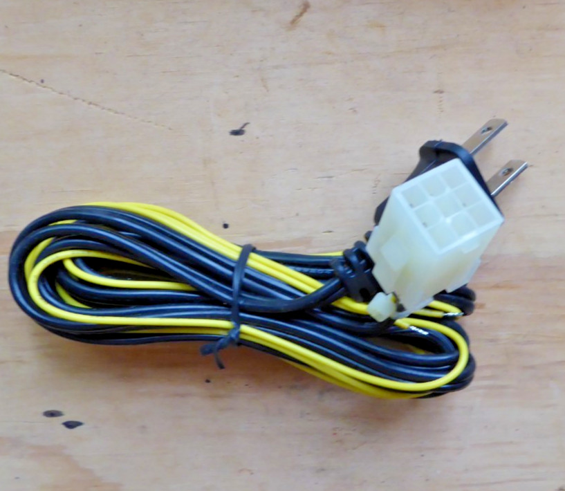 120 Volt AC Power Harness For Mars MEI Bill Acceptor, NEW