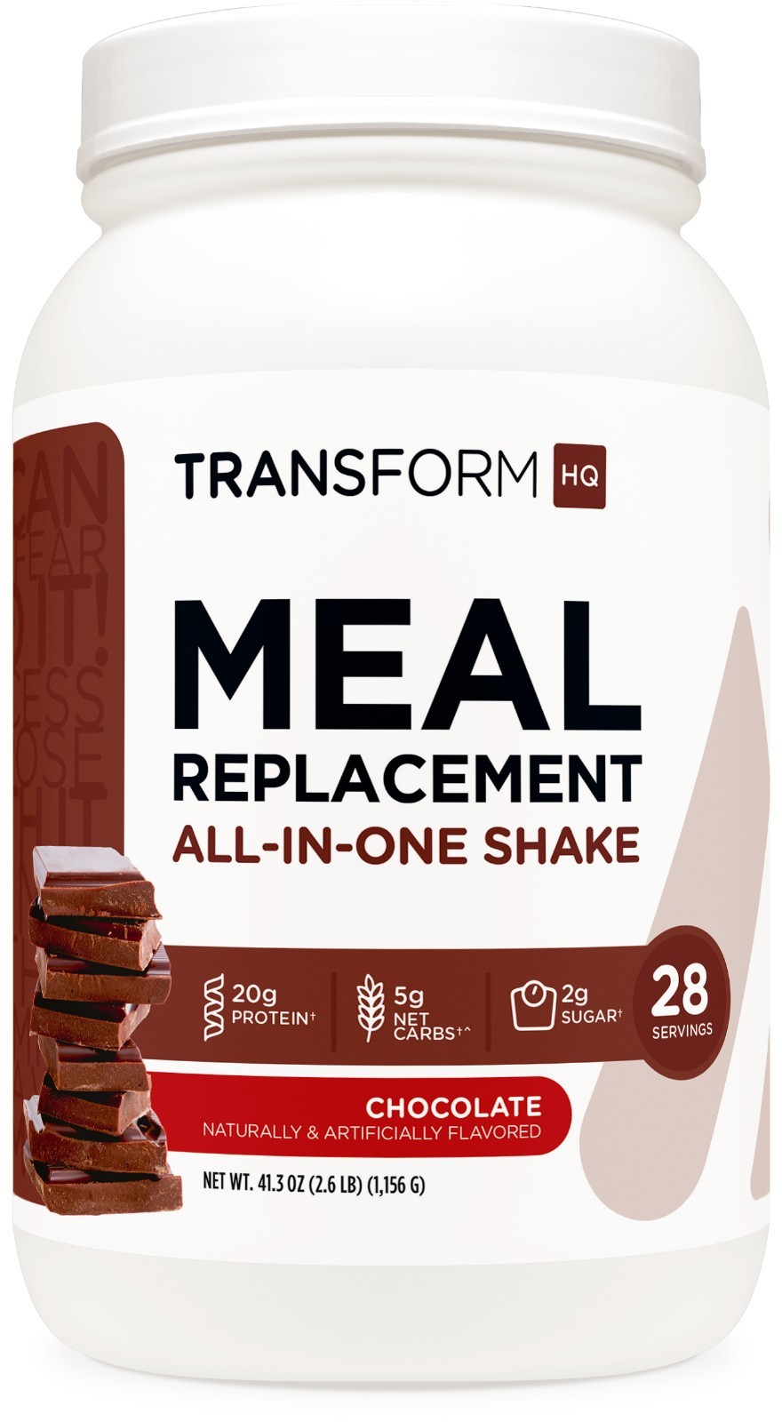 TransformHQ Meal Replacement Shake Powder 28 Servings (Chocolate) - Gluten Free