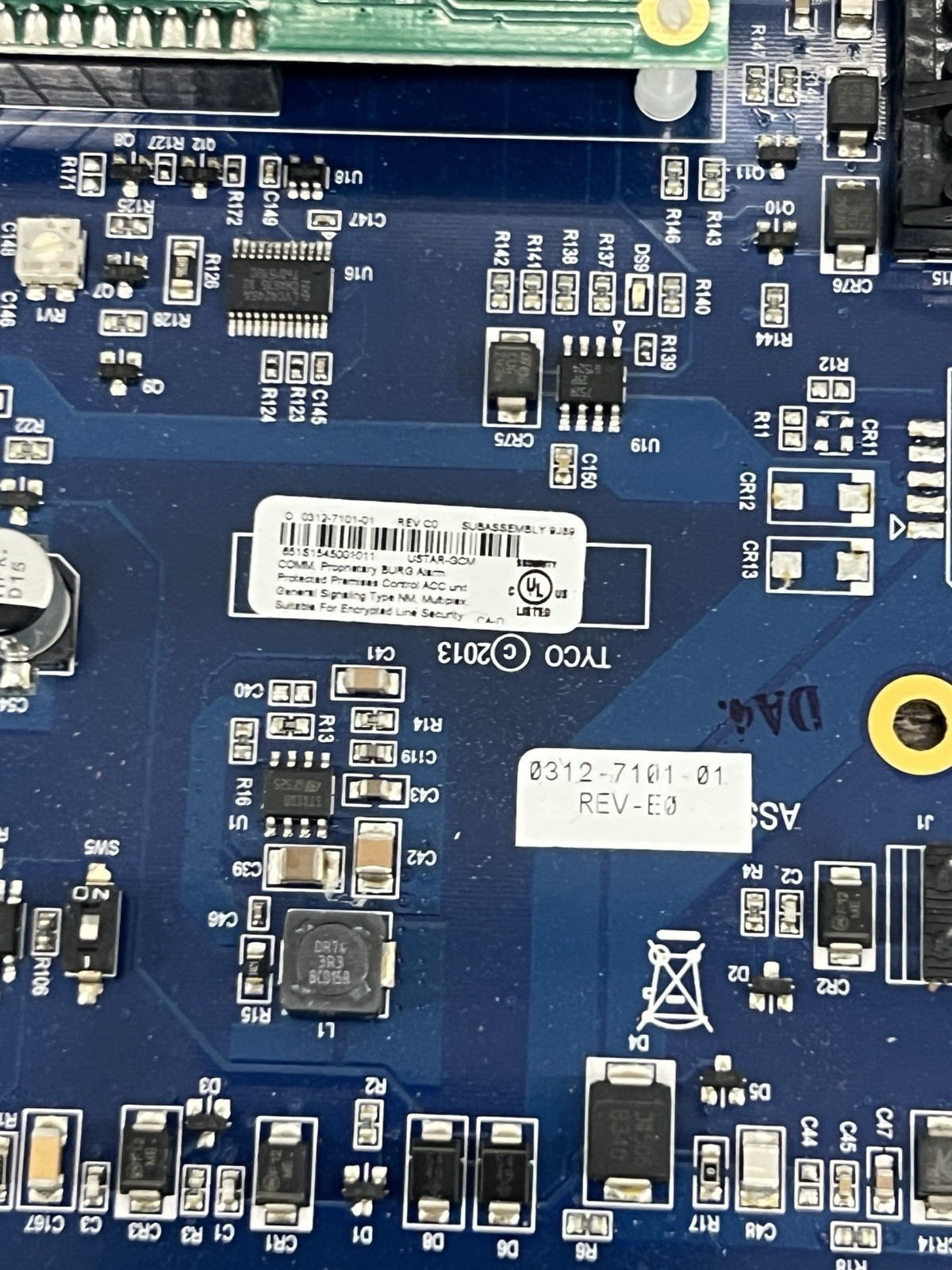 Software House iSTAR ULTRA USTAR GCM Access Control Board D0312-7101-01 BOARD