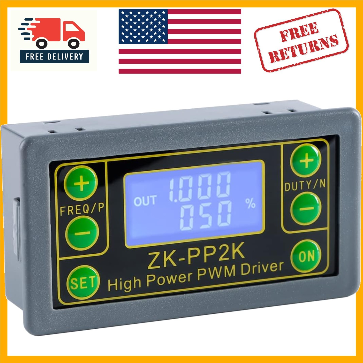 Adjustable PWM/Pulse Frequency Generator (1Hz-150KHz) for Motor Speed Control