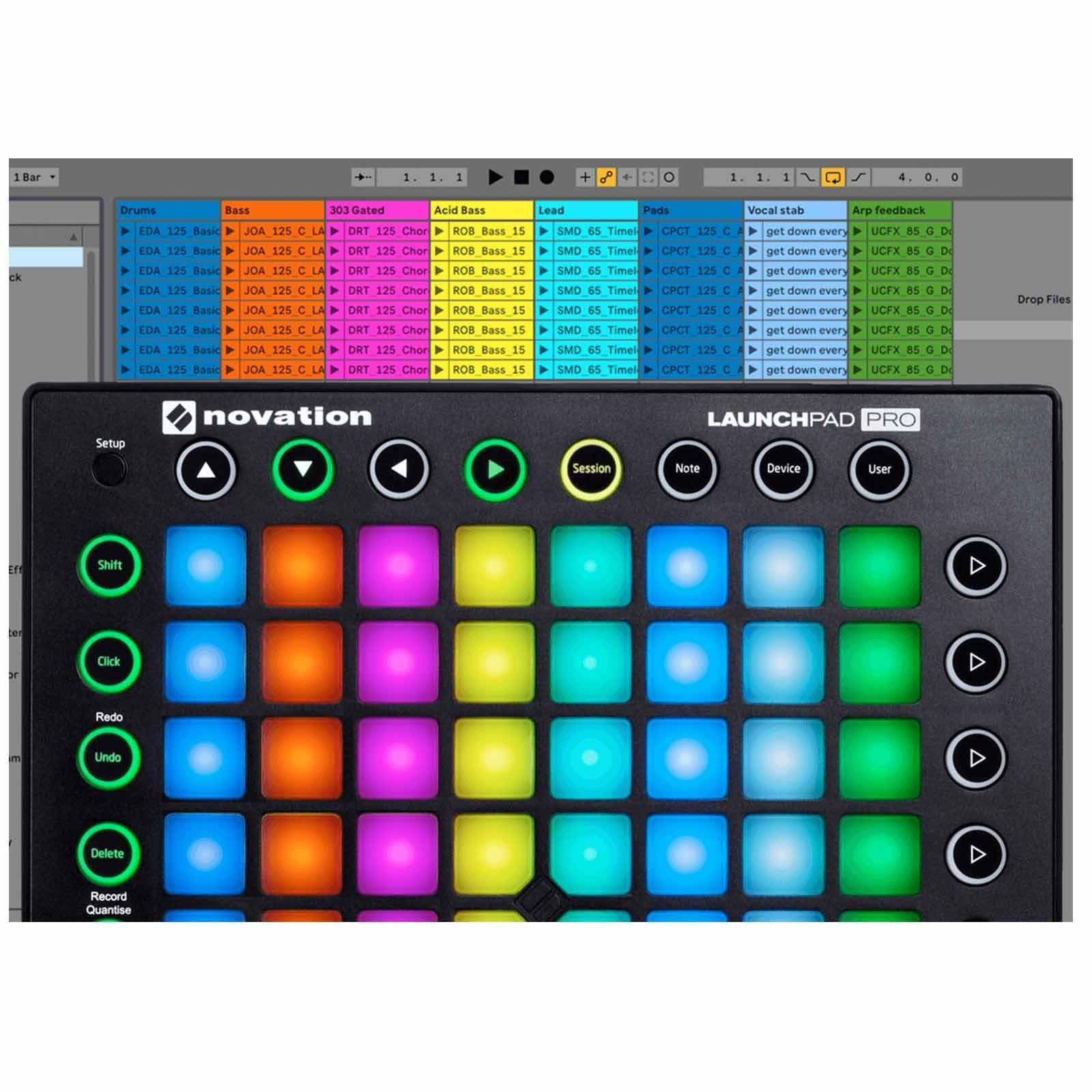 Novation Launchpad Pro 64-Pad USB MIDI Ableton Controller + Headphones
