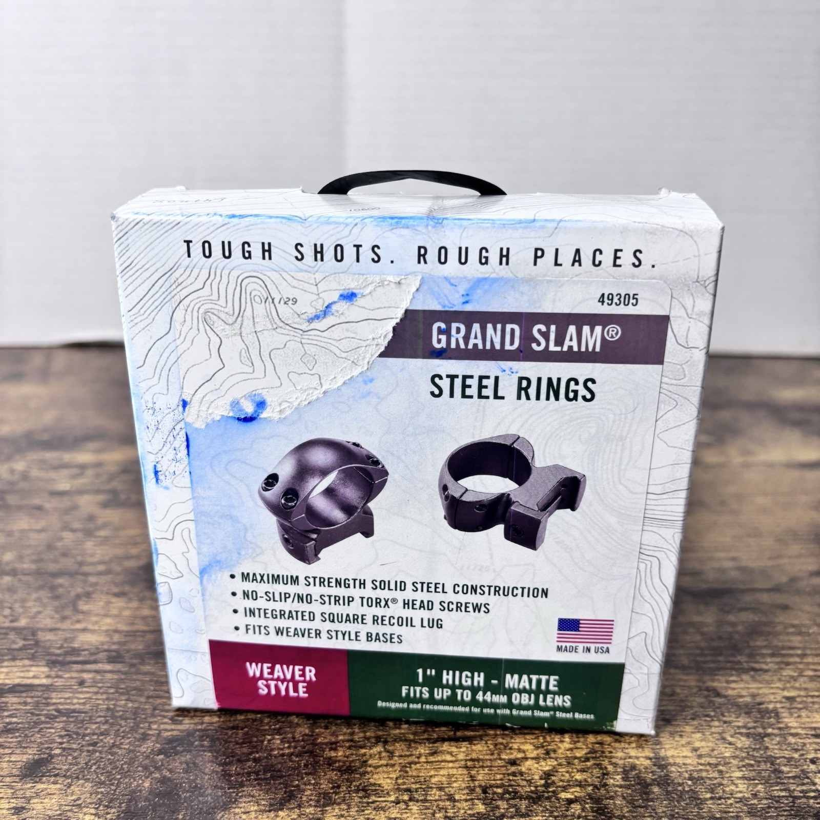 Weaver Grand Slam Steel Rings Weaver Style 49305 USA