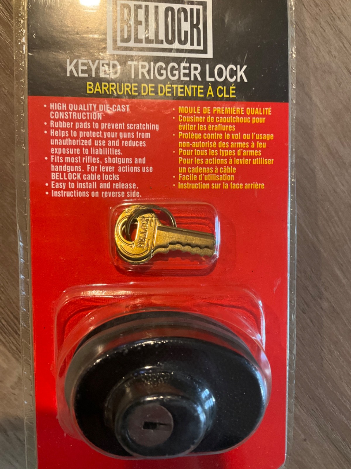 Bellock Keyed Trigger Lock for Firearms! Brand New in Unopened Package! Nice! 🔥