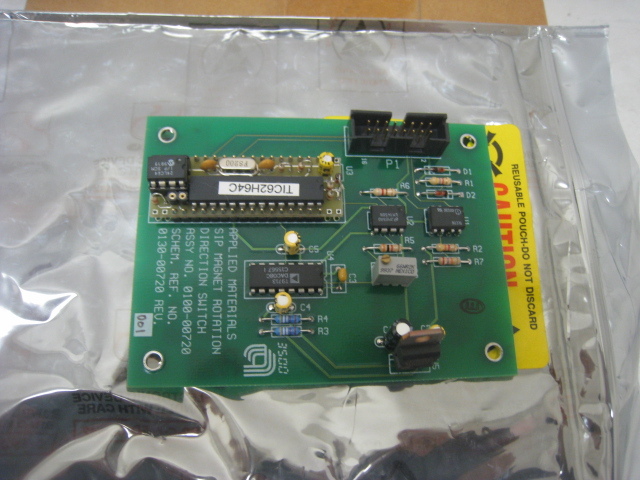 NEW AMAT 0100-00720 SIP MAGNET ROTATION DIRECTION SWITCH, PCB assembly