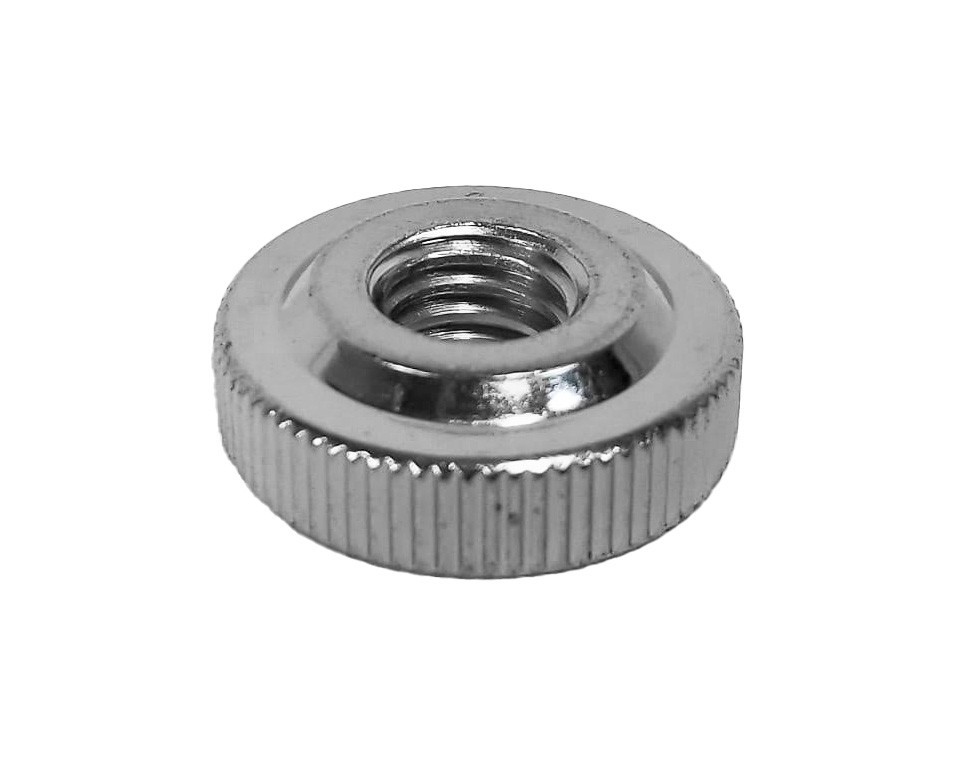 DW Chrome Knurled Bass Drum Spur Nut