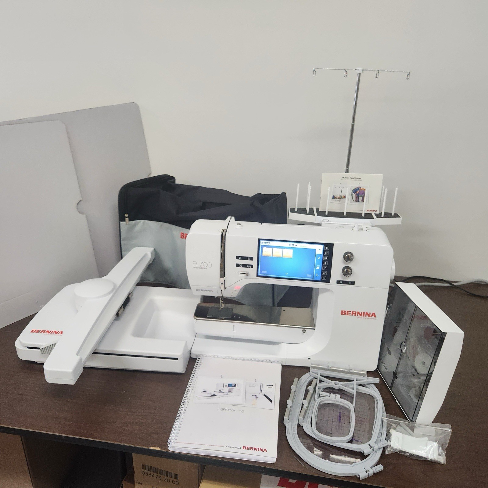Bernina B700 Embroidery Only Machine with Spool Holder and SDT Embroidery Unit