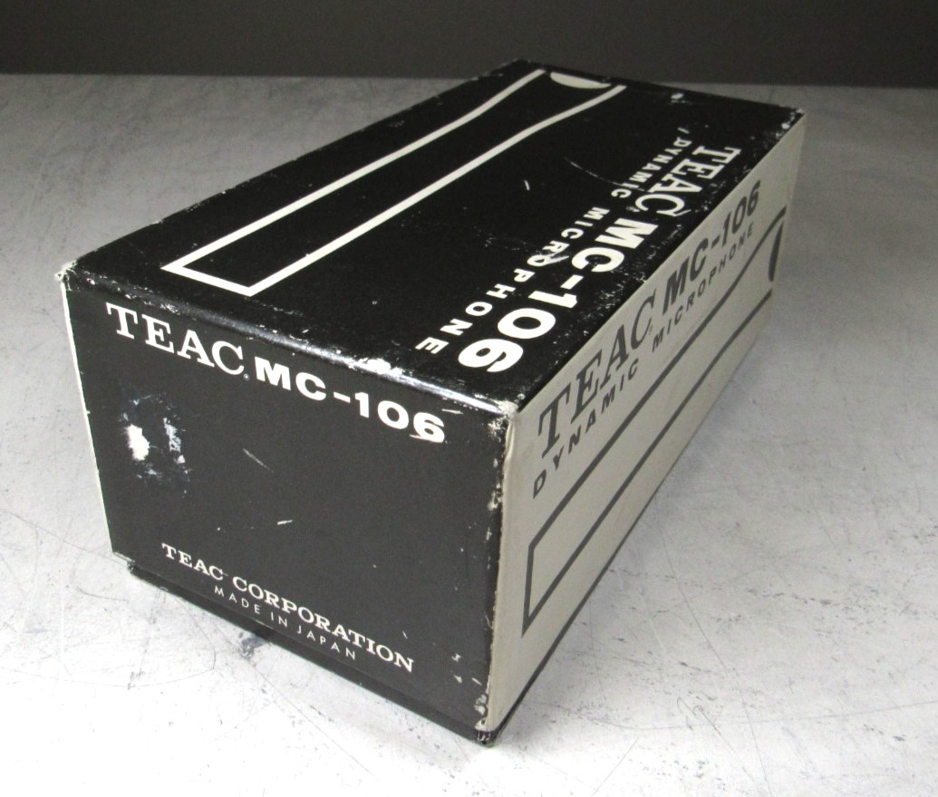 TEAC MC-106 DYNAMIC MICROPHONE - Vintage Tech