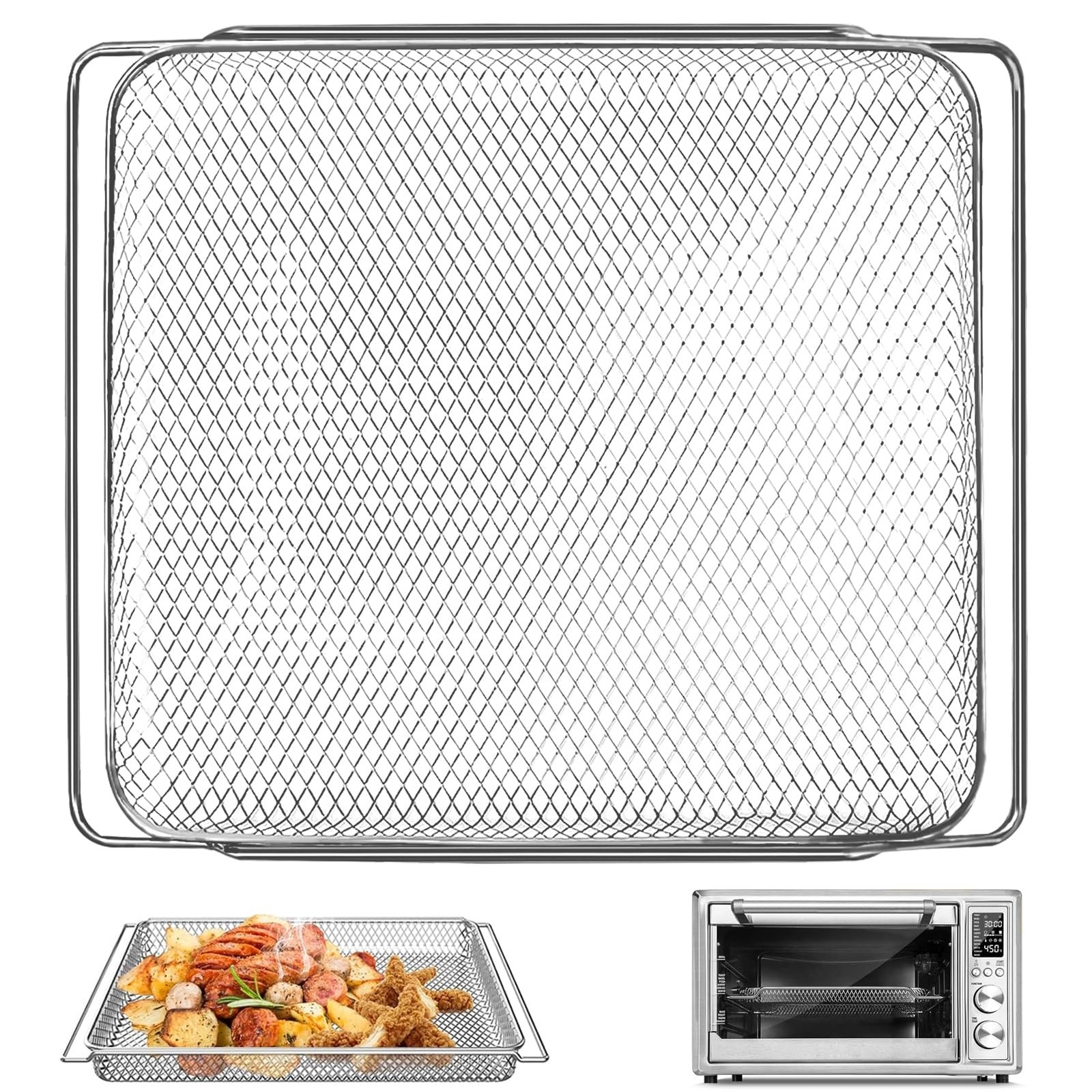 GWY Air Fryer Basket Replacement for COSORI CS130-CFH CS130-AO 13 14.1*11.8''
