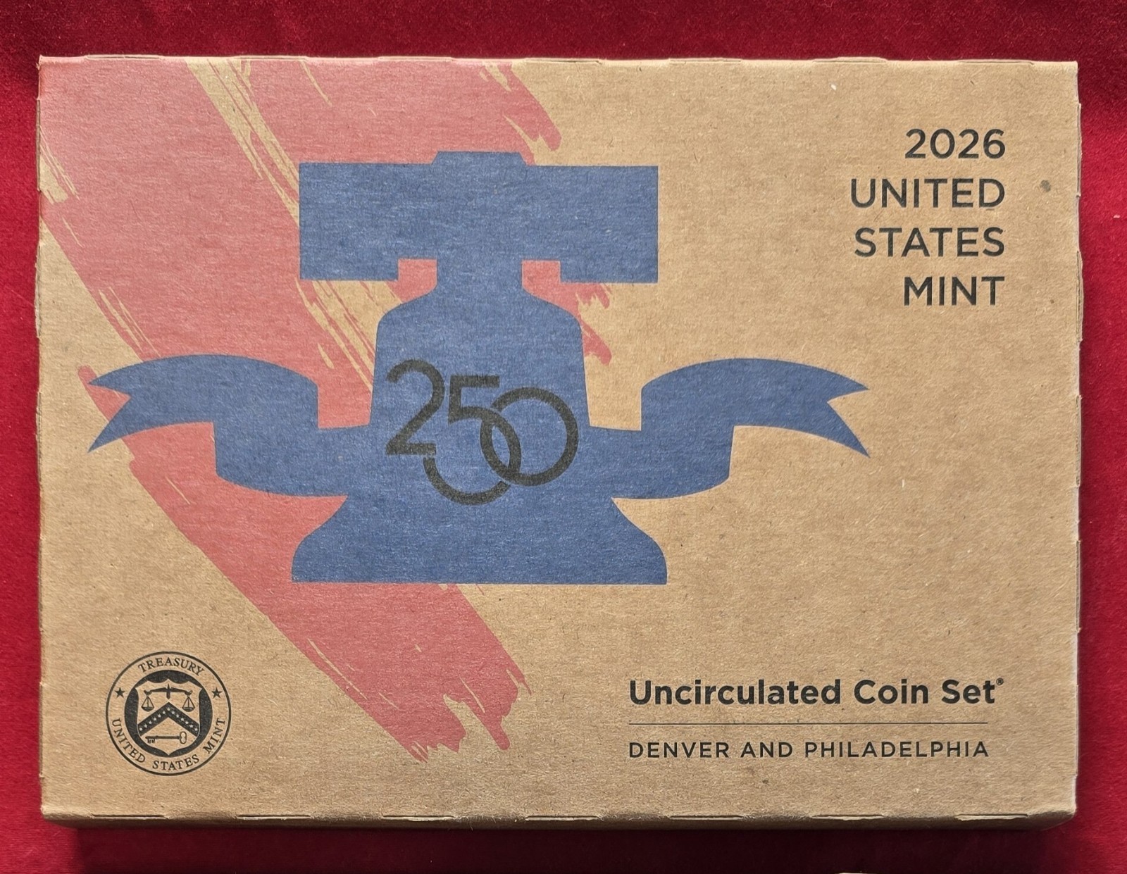 2026 US Mint Uncirculated Semiquincentennial P&D Set in Unopened OGP (26RJ)