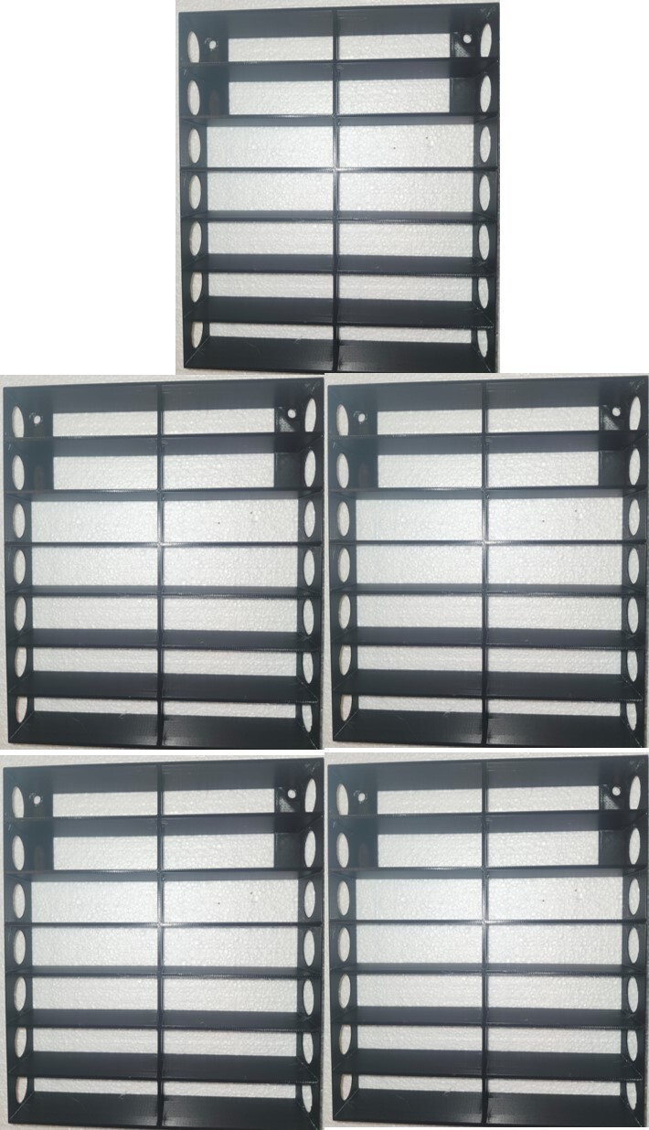 5 pack 14 Car Wall Mount Hot Wheels 1:64 Matchbox Display Shelf Toy Storage