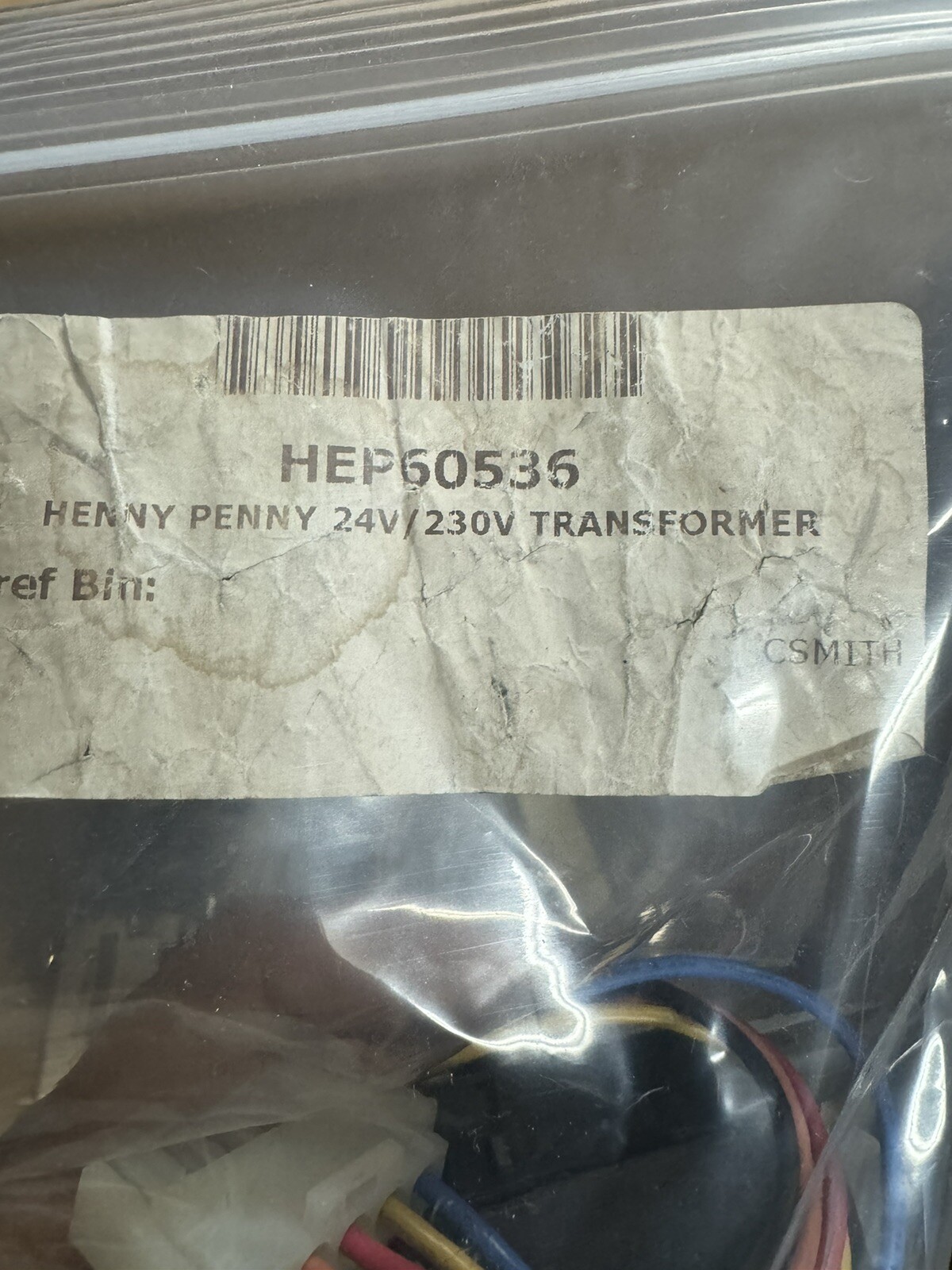 HENNY PENNY 208/240 VOLT  50/60 HZ TRANSFORMER ASSY.GENUINE OEM HEN60536. NEW…