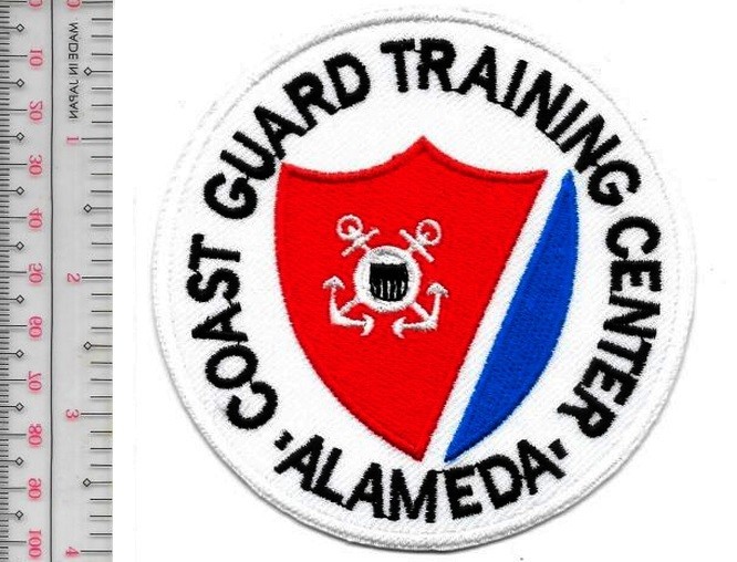 US Coast Guard USCG Coast Guard Training Center Alameda, CA Patch vel NO TARIFF