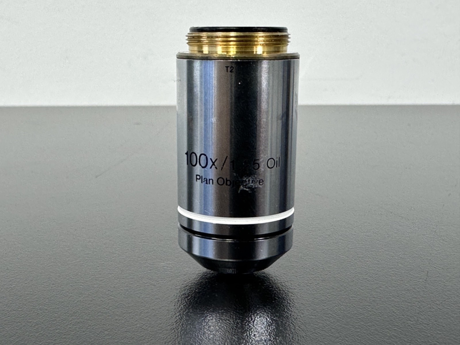 Olympus Plan Objective 100X/1.25 Oil Microscope Objective Lens