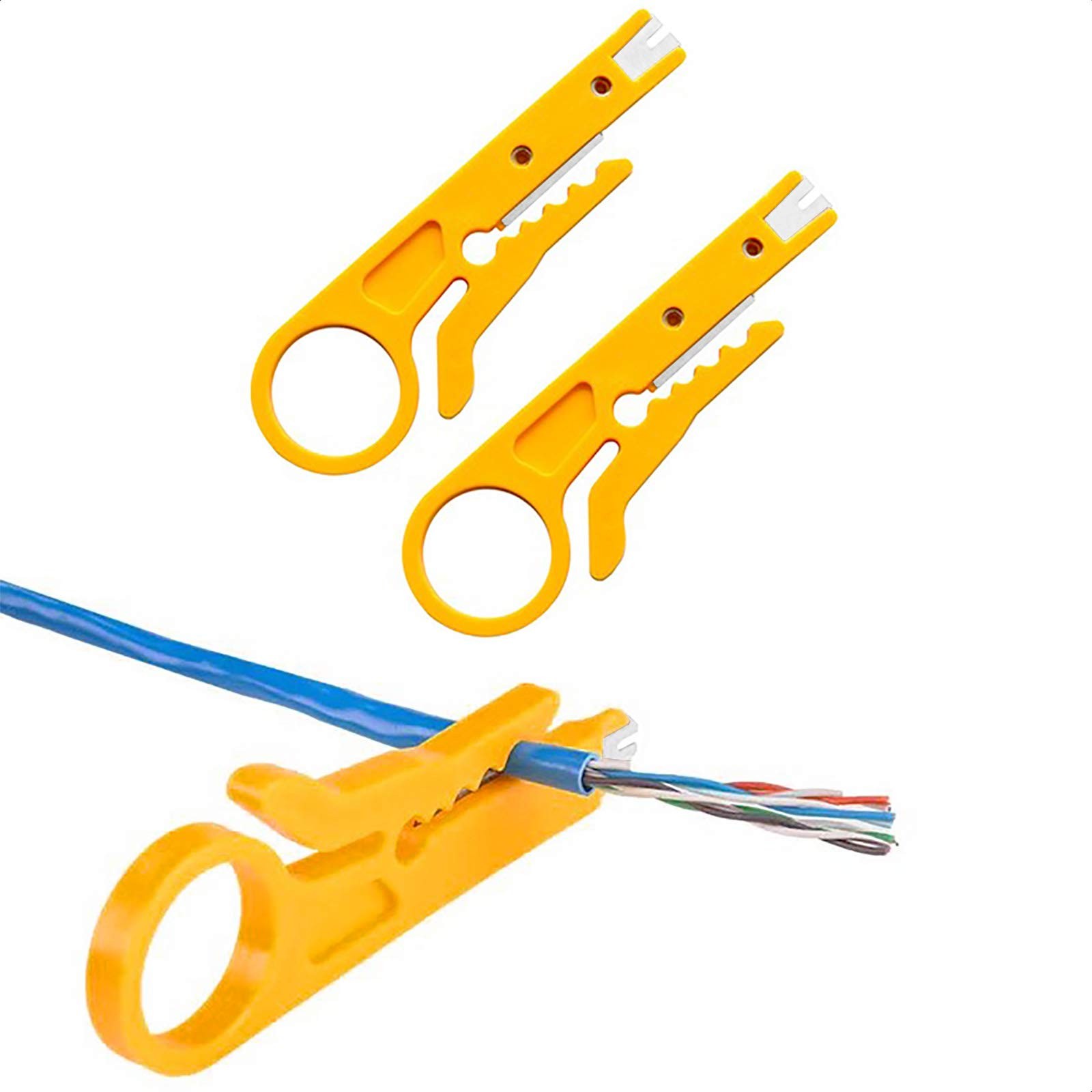 Mini Wire Stripper 3 Pack Network Wire Stripper Punch Down Cutter