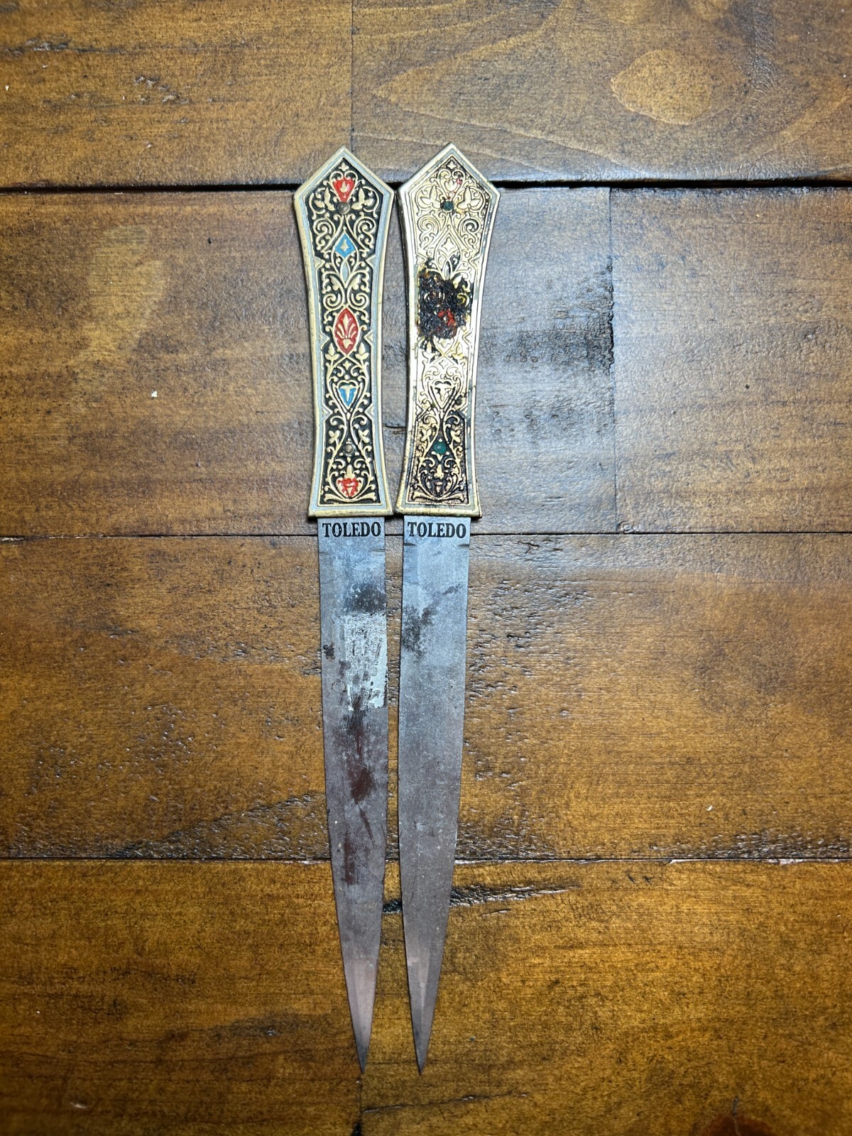 Pair Of Toledo Made Letter Openers