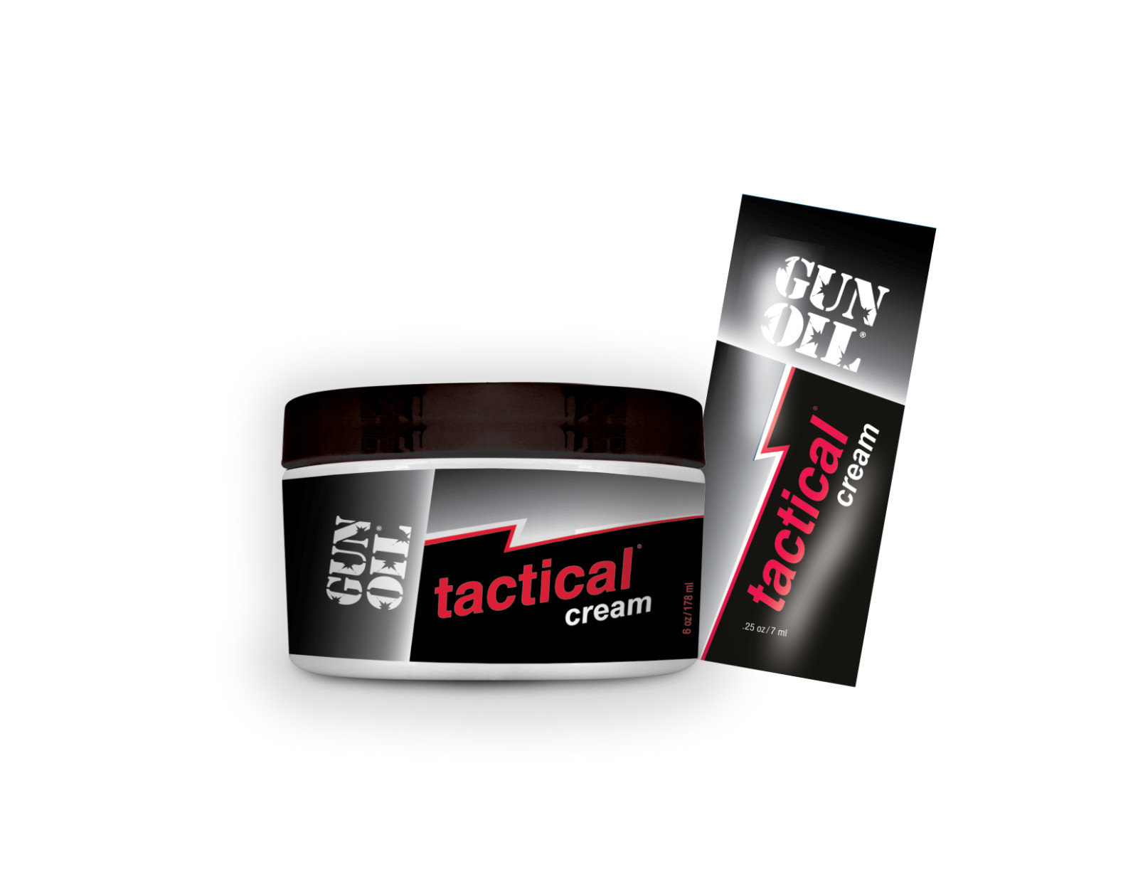 GUN OIL TACTICAL CREAM Slick Water Based Masturbation Cream Long Lasting Glide!